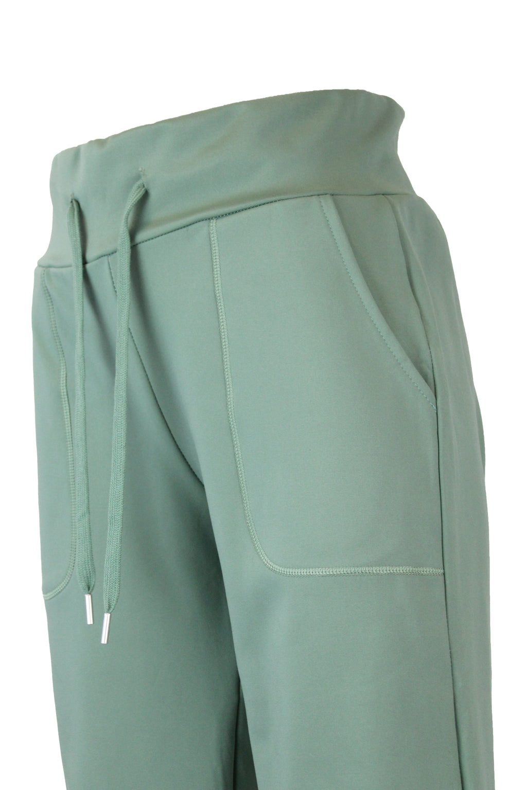 ZH-1789 Pantalonera Recta Elástico Ancho Bolsa Larga