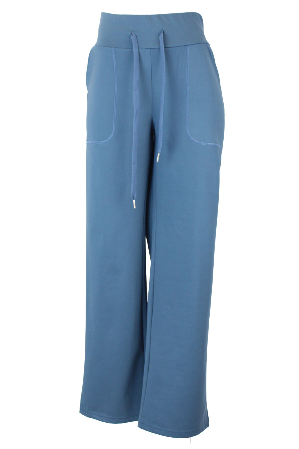 ZH-1789 Pantalonera Recta Elástico Ancho Bolsa Larga