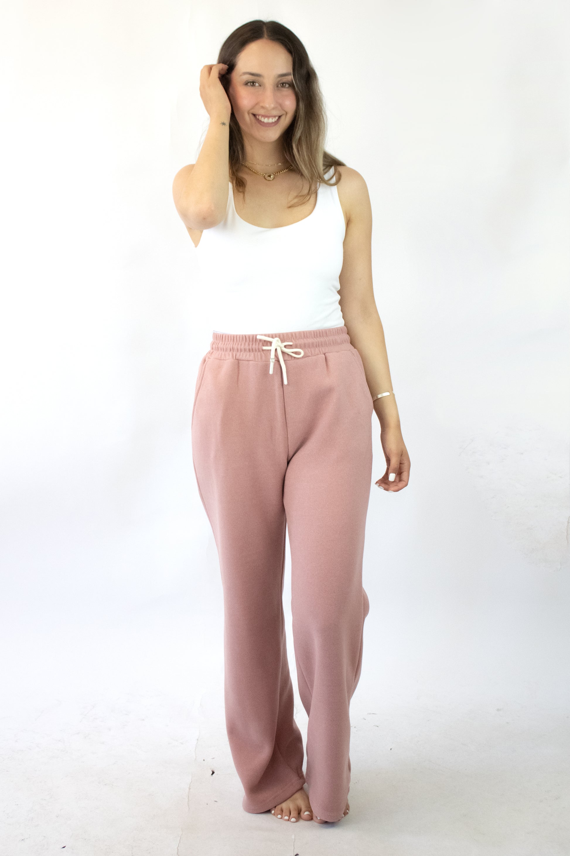 JW3533 Pantalonera Afelpada Elástico Superior