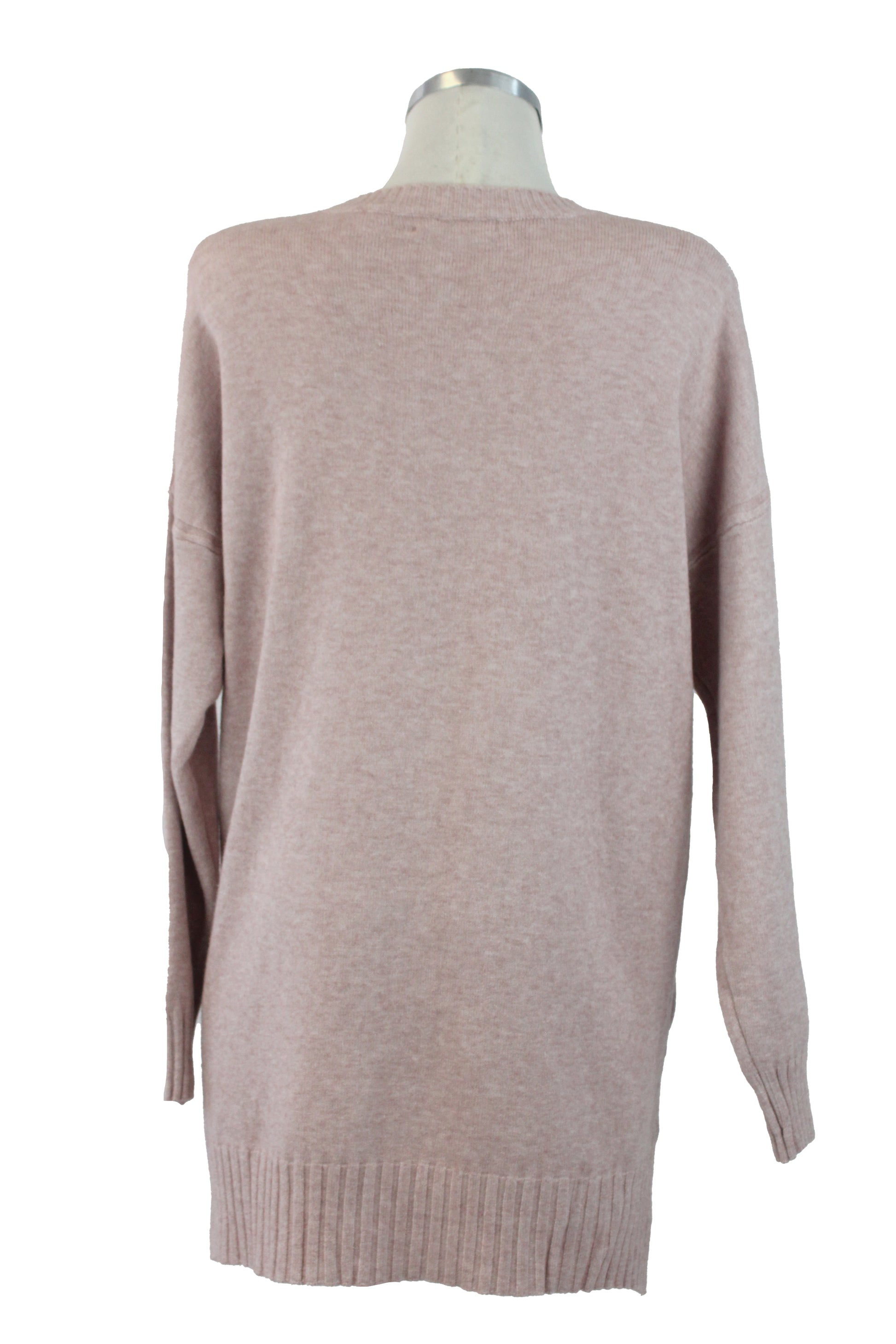 3238 Suéter Tejido y Doble Trenza a los Costados