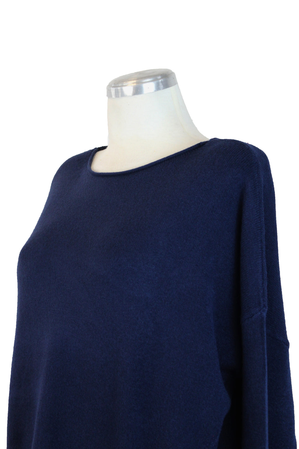 OJ-2746M Maxi Suéter Diseño Líneas Inferiores