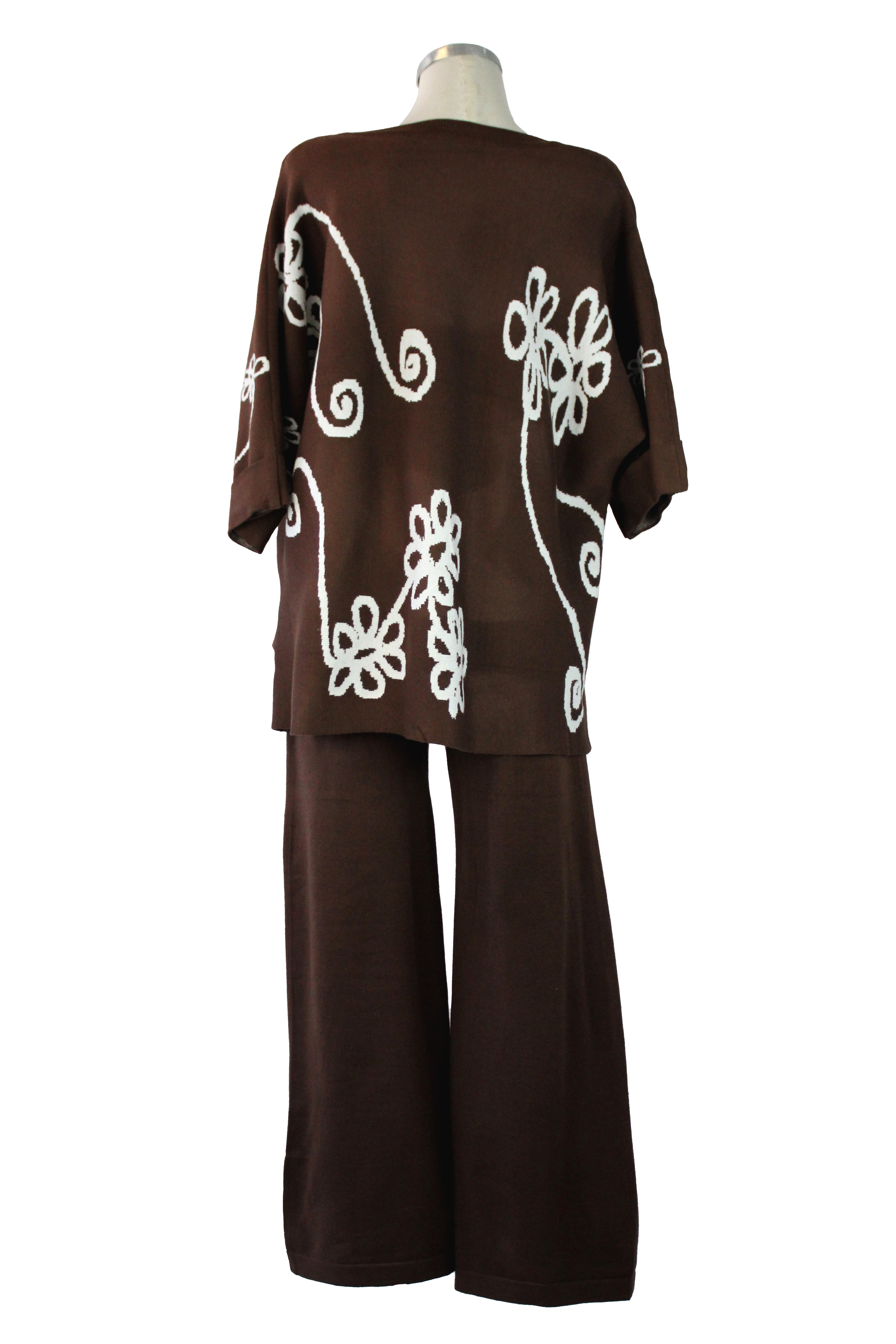 JSY804 Conjunto Suéter Diseño Flores