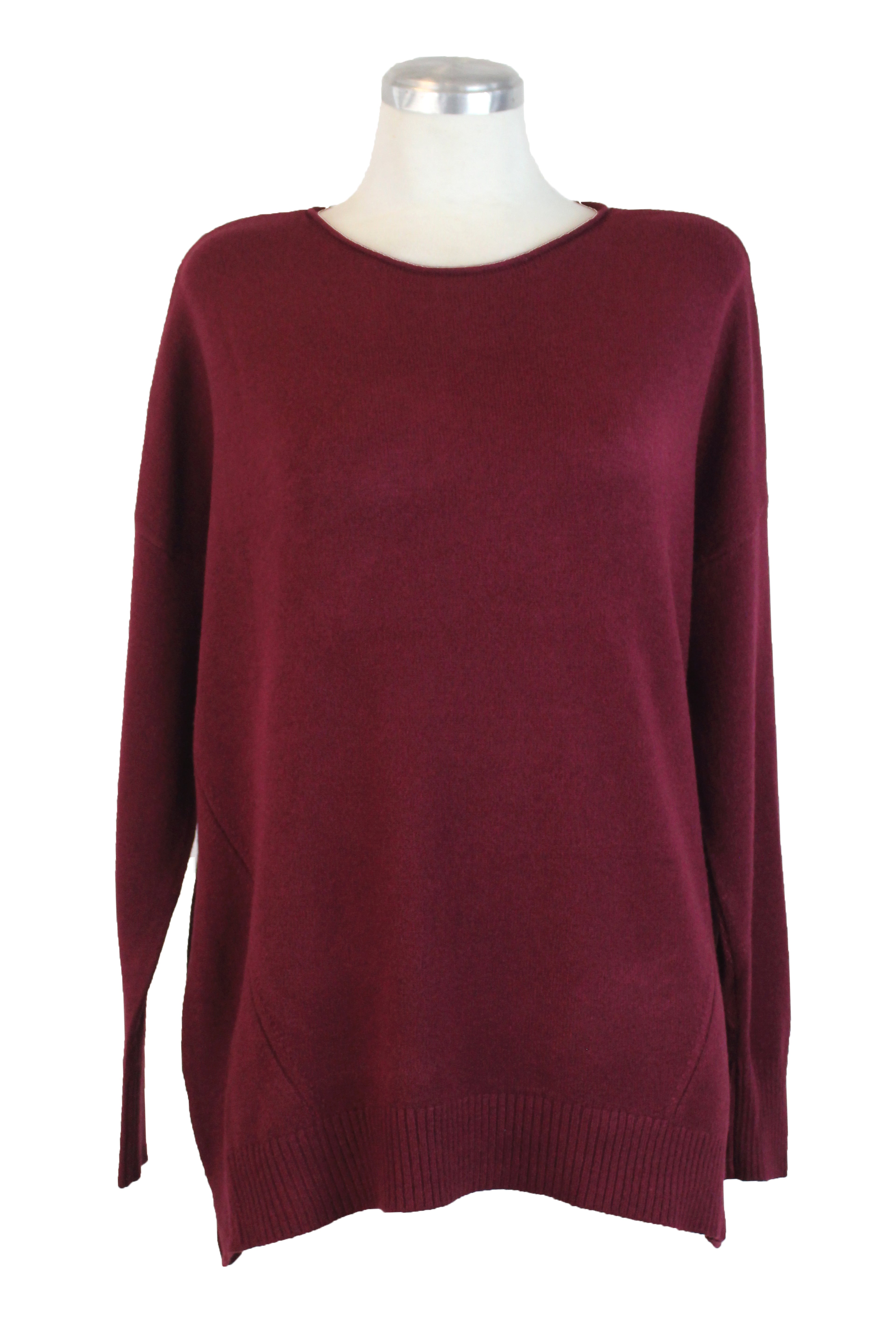 OJ-2746M Maxi Suéter Diseño Líneas Inferiores