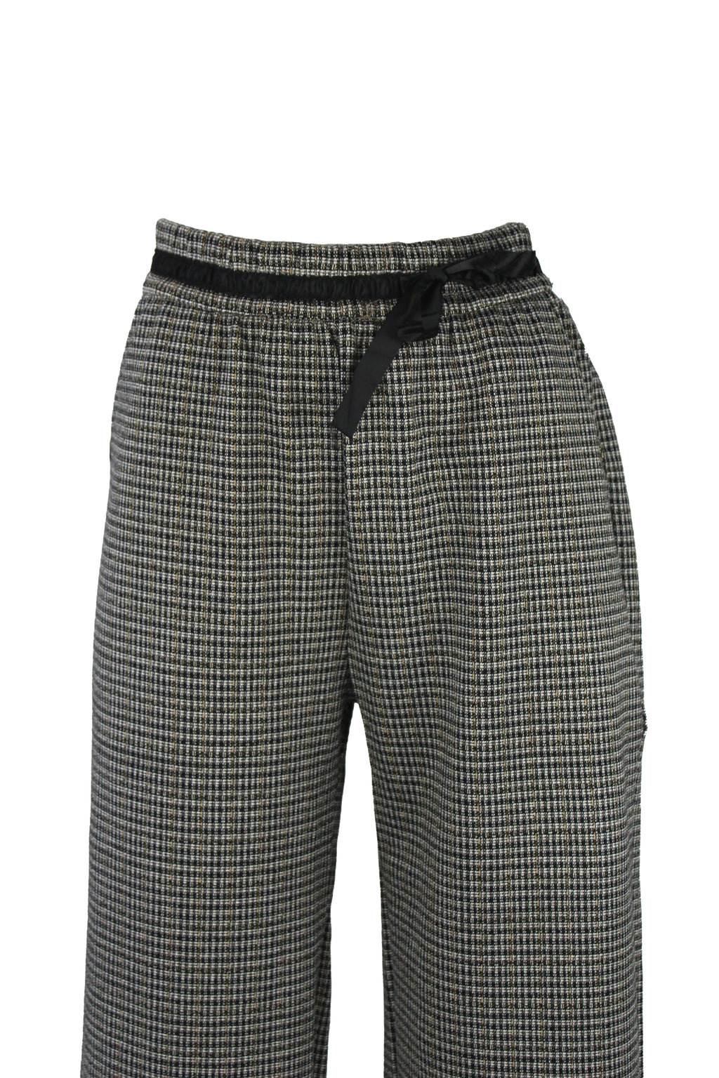 R921 Pantalón Cuadros Con Liston