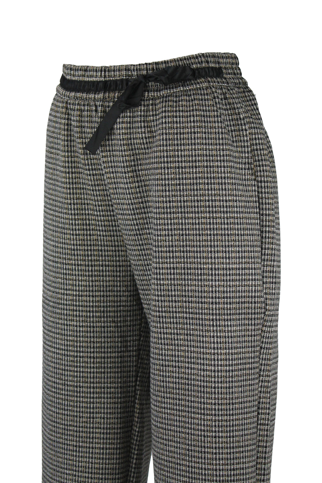 R921 Pantalón Cuadros Con Liston