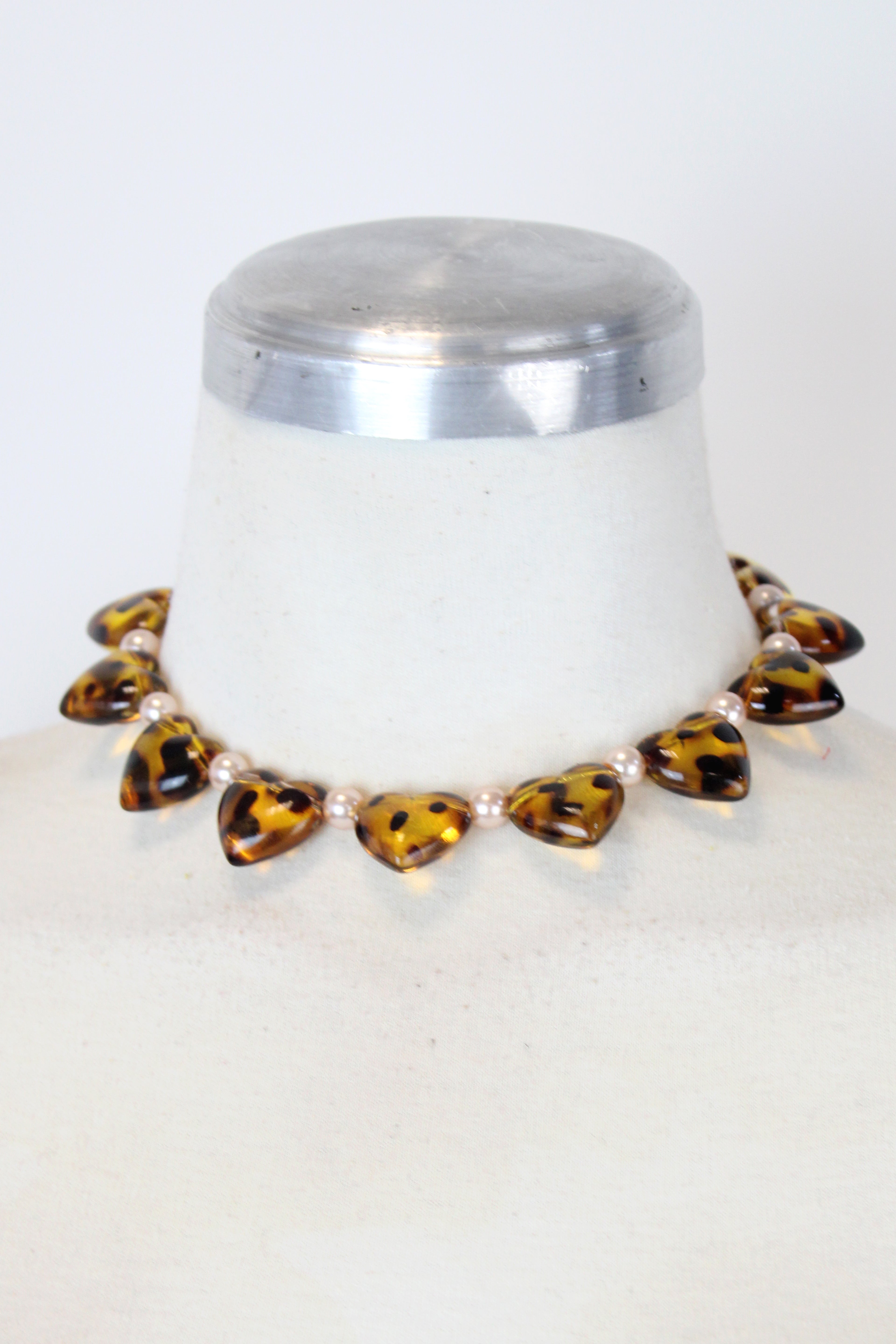 47209 Gargantilla Corazones Animal Print