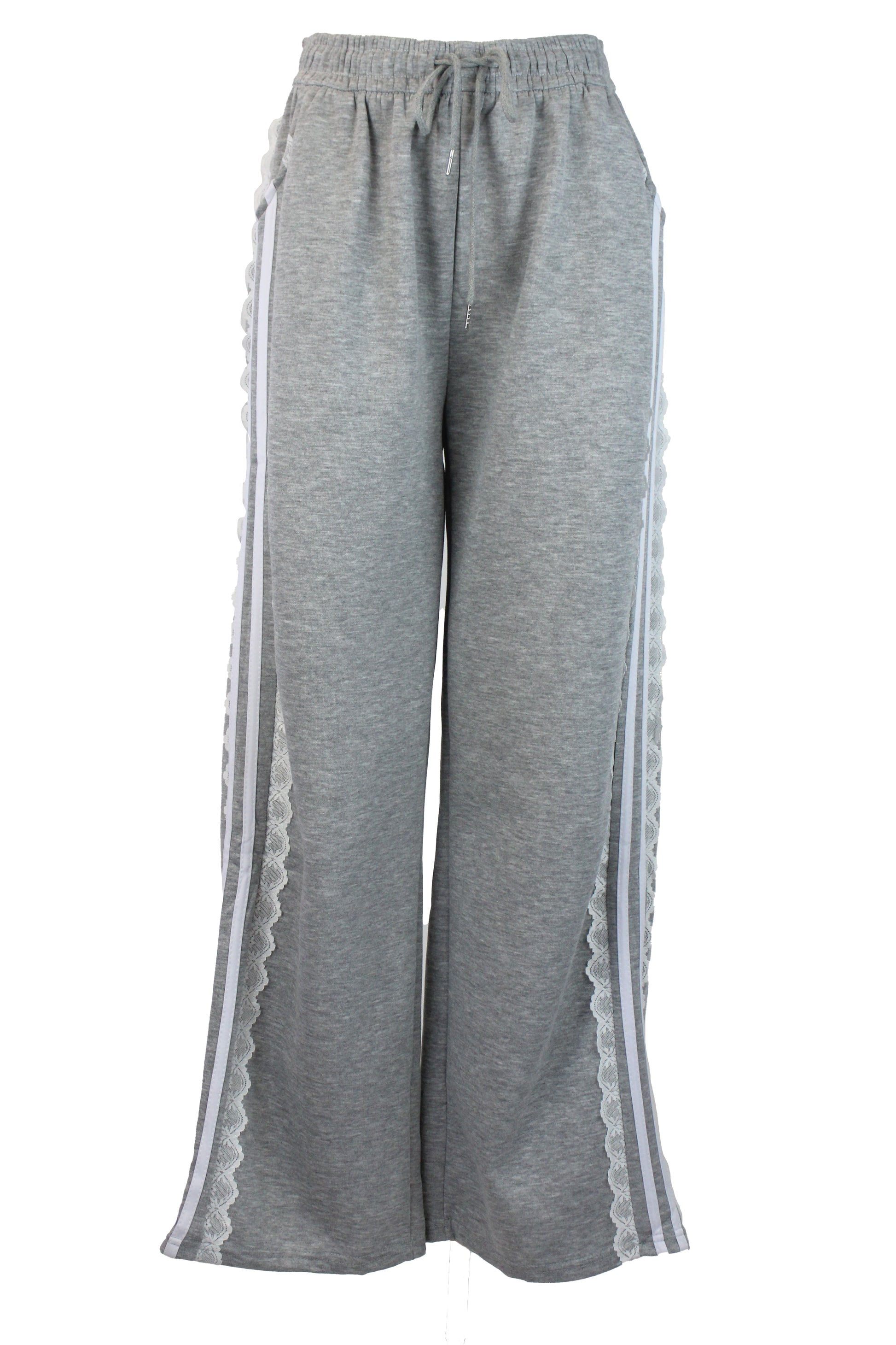 M90108 Pantalón con Elástico Bordado Lateral