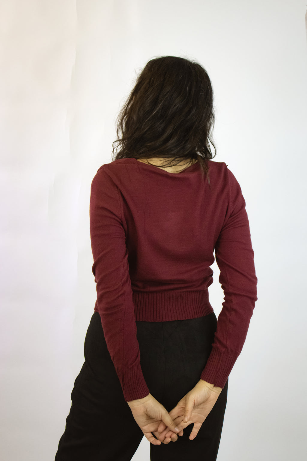 T3521 Blusa Tipo Suéter Corto