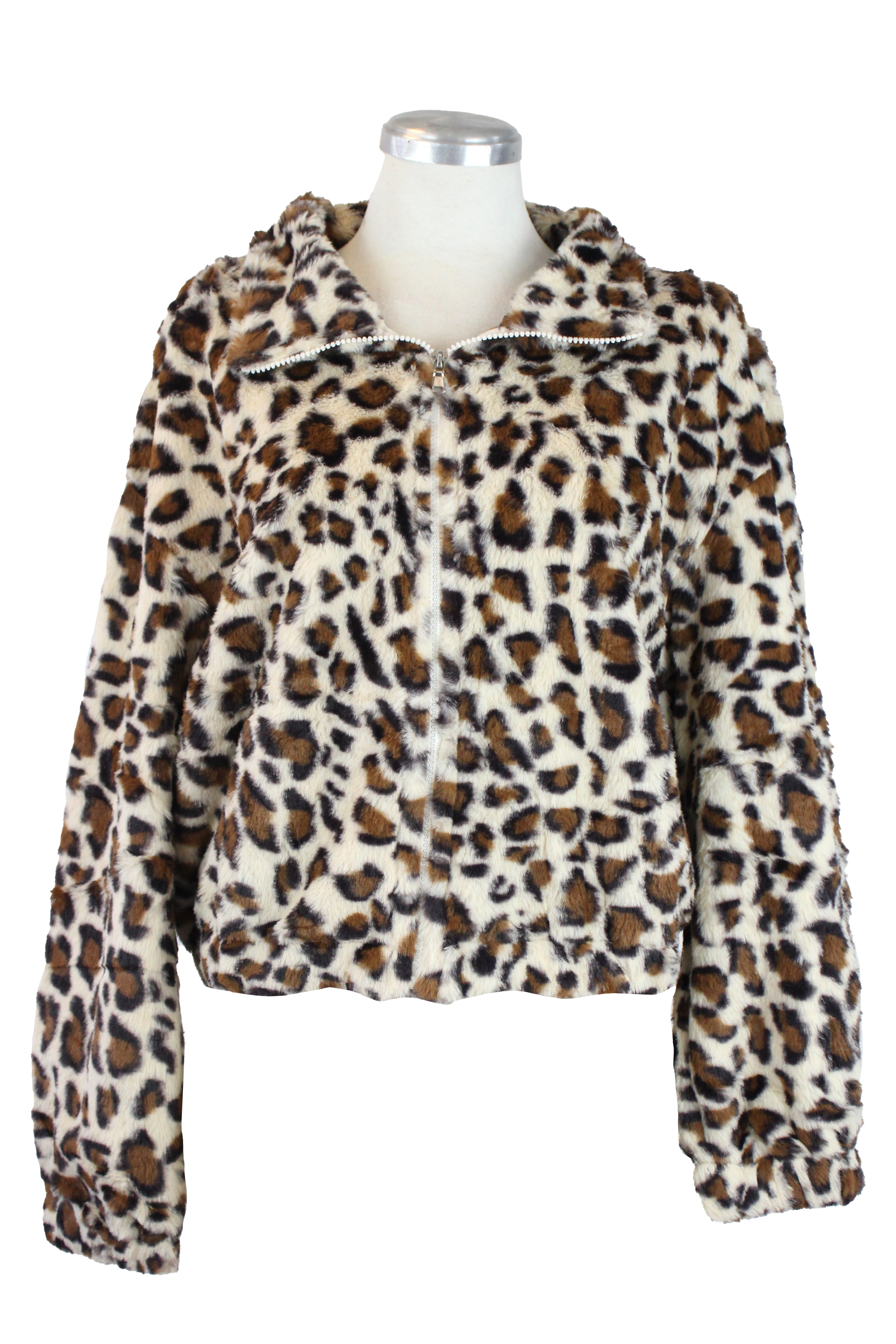 CH2306 Chamarra Afelpada Animal P con Zipper