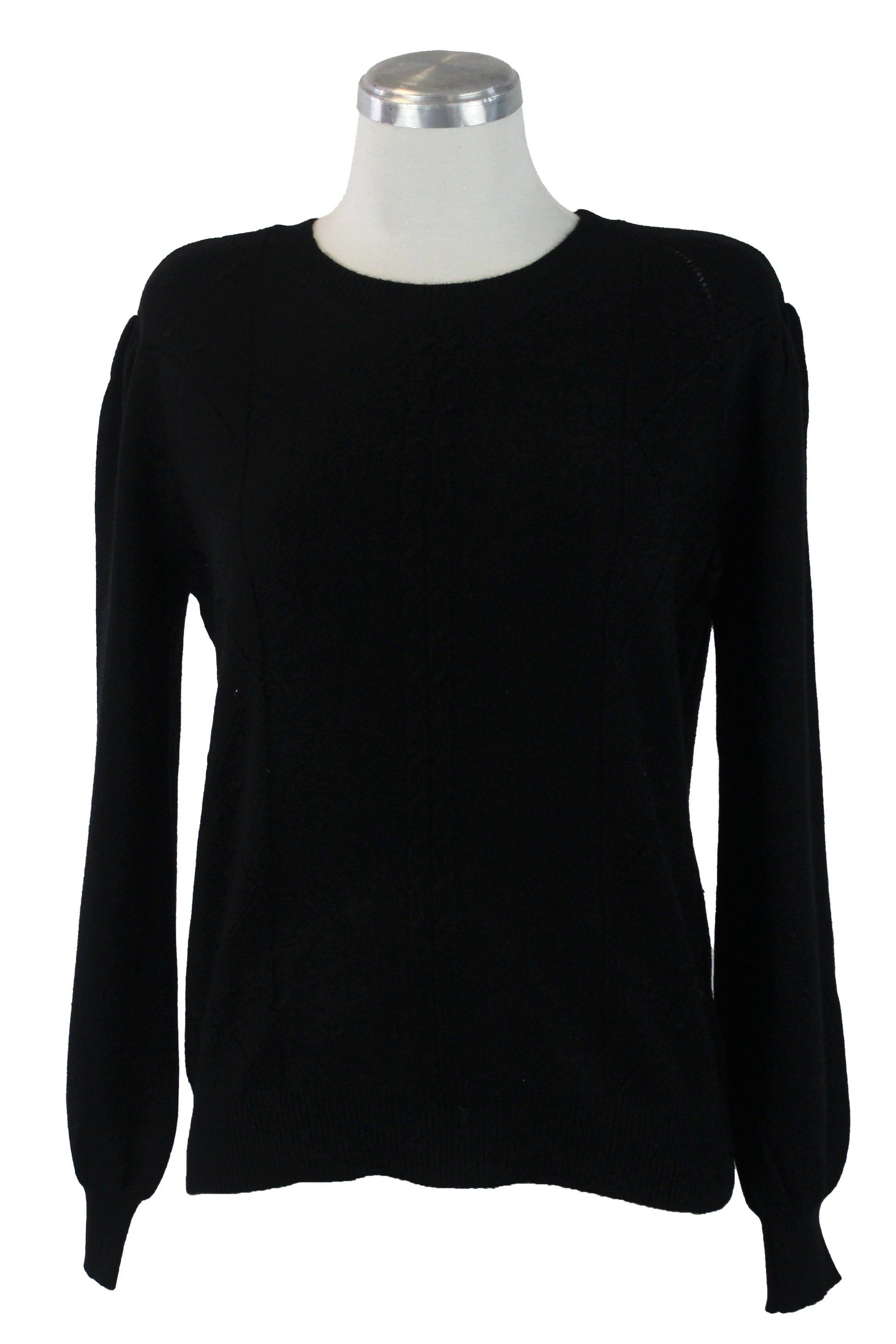 3260 Suéter Tejido Trenza y Rombos de Costura