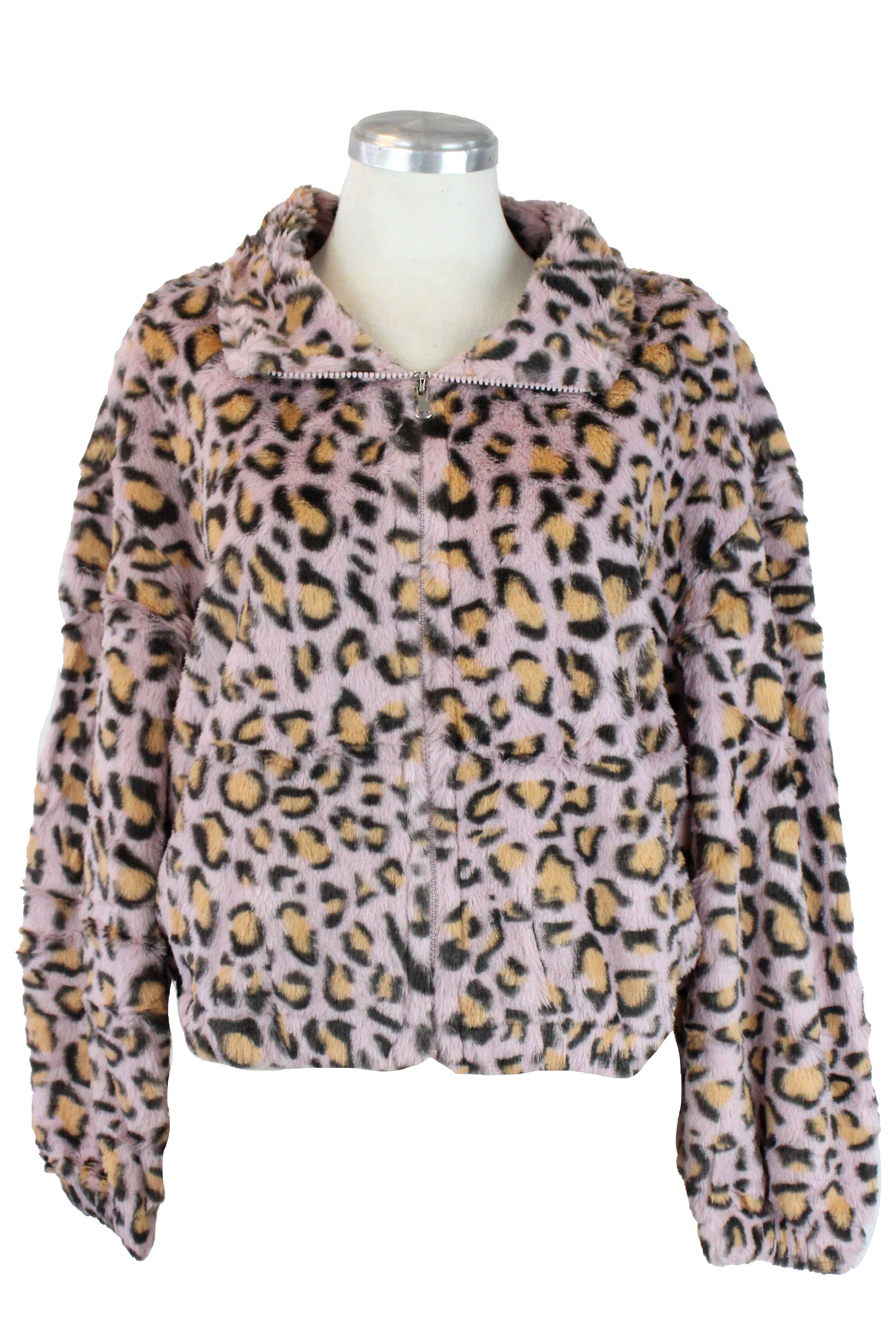 CH2306 Chamarra Afelpada Animal P con Zipper