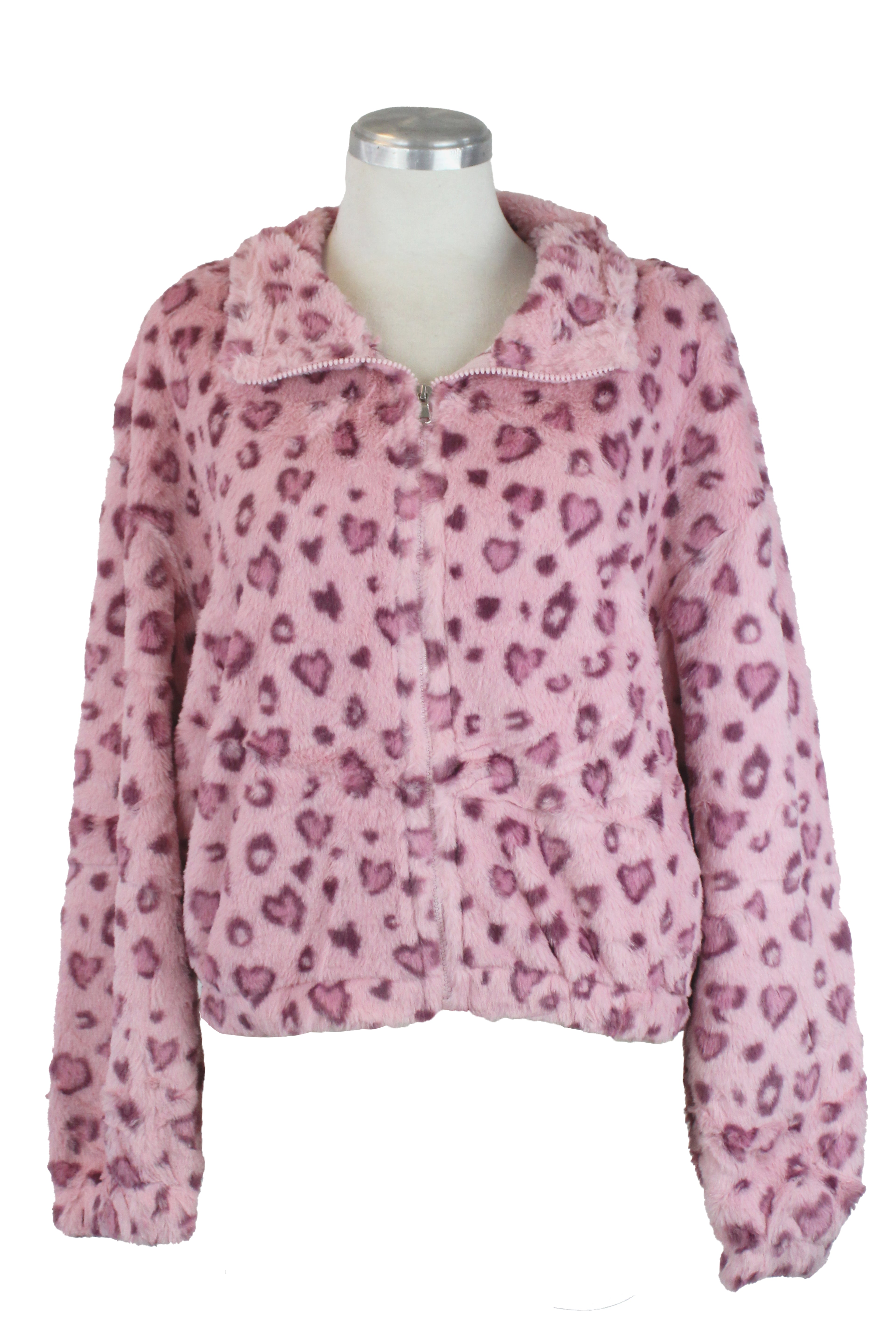 CH2306 Chamarra Afelpada Animal P con Zipper