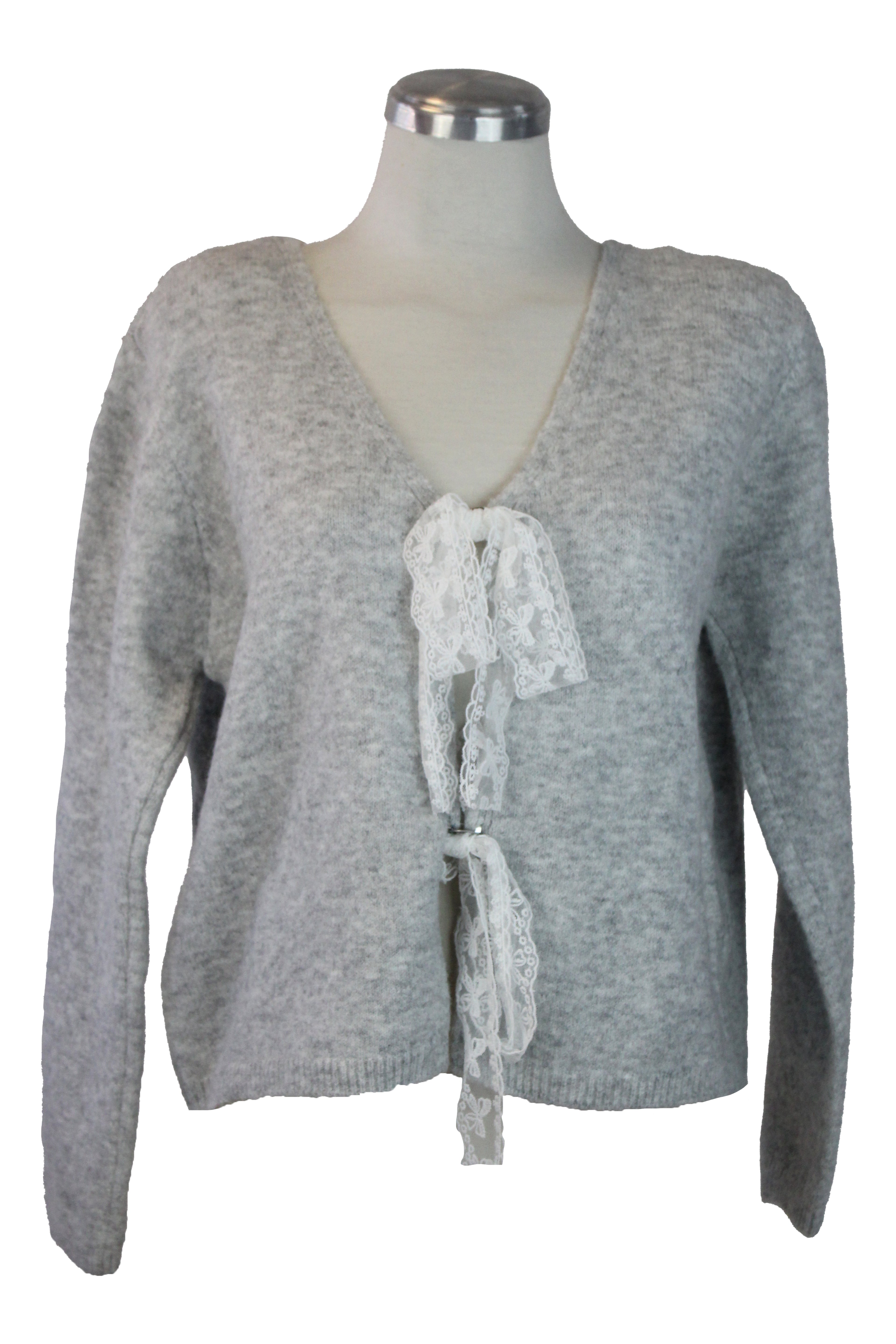 M50171 Suéter Afelpado con Moños Bordado