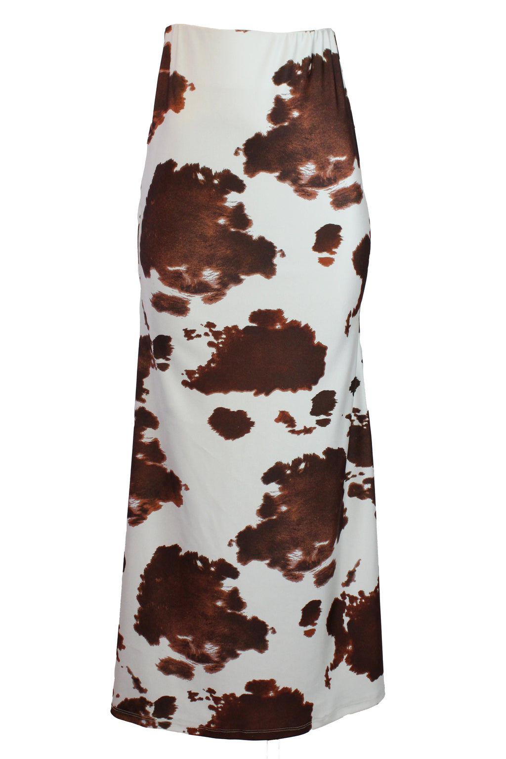 4101LVJ Falda Larga Licra Estampado Vaca