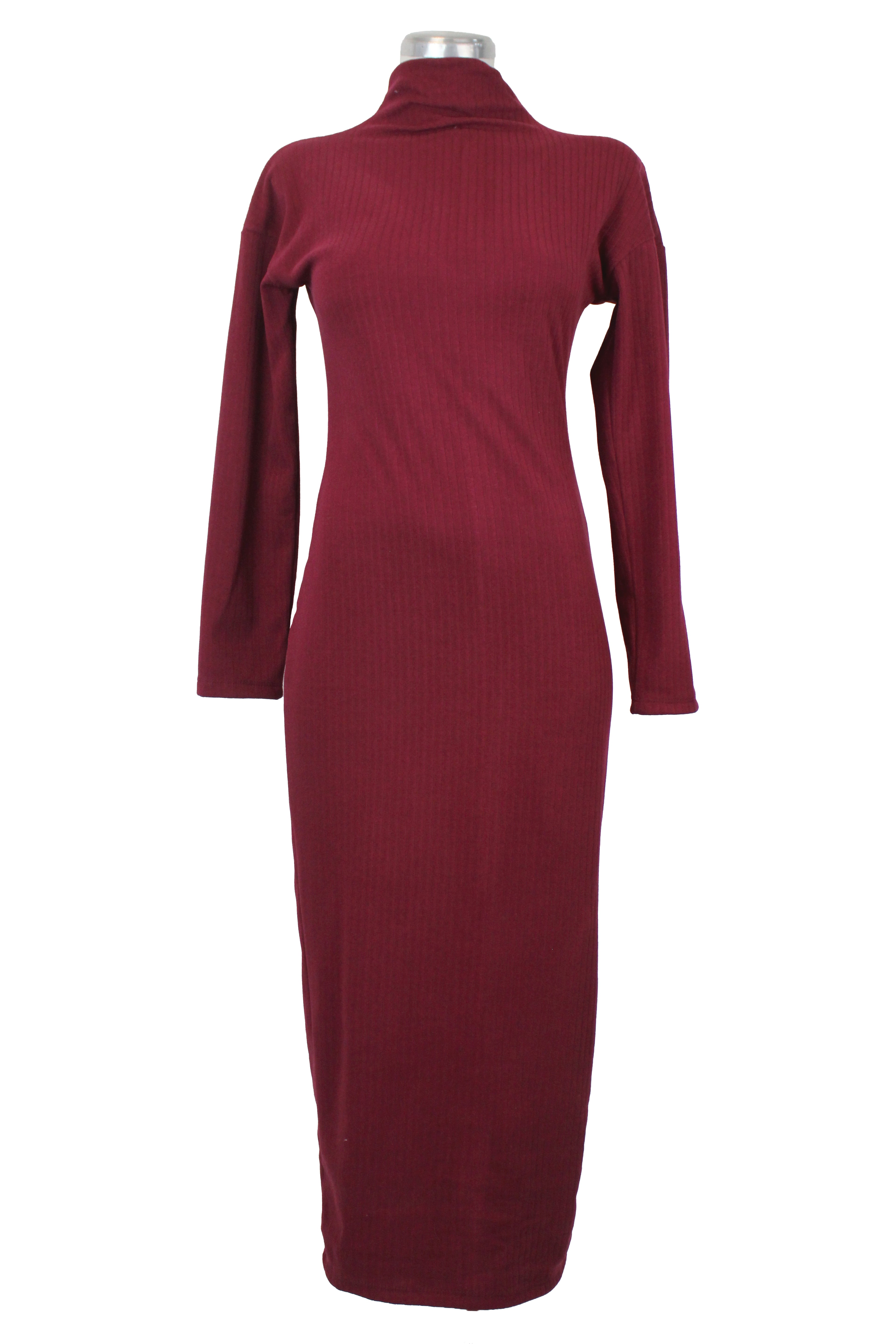 2722 Vestido Largo Cuello