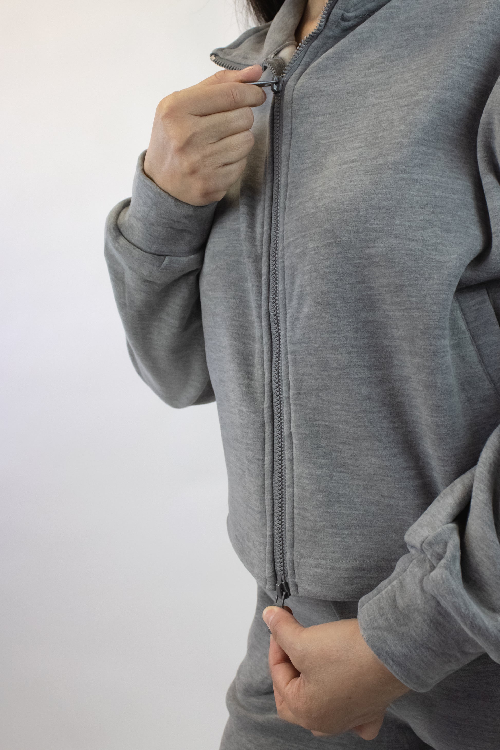 HJ-D533D Conjunto de Cuello Alto y Lineas de Costura