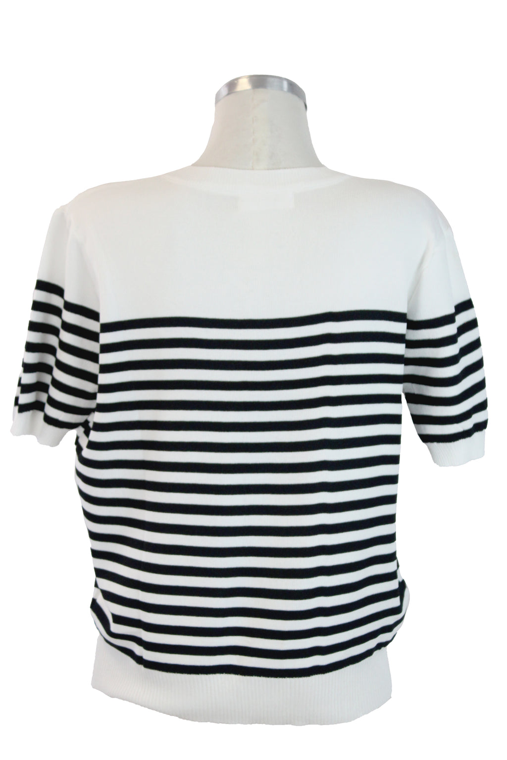 MZ-25053 Blusa Tipo Suéter Líneas Horizontales Consecutivas