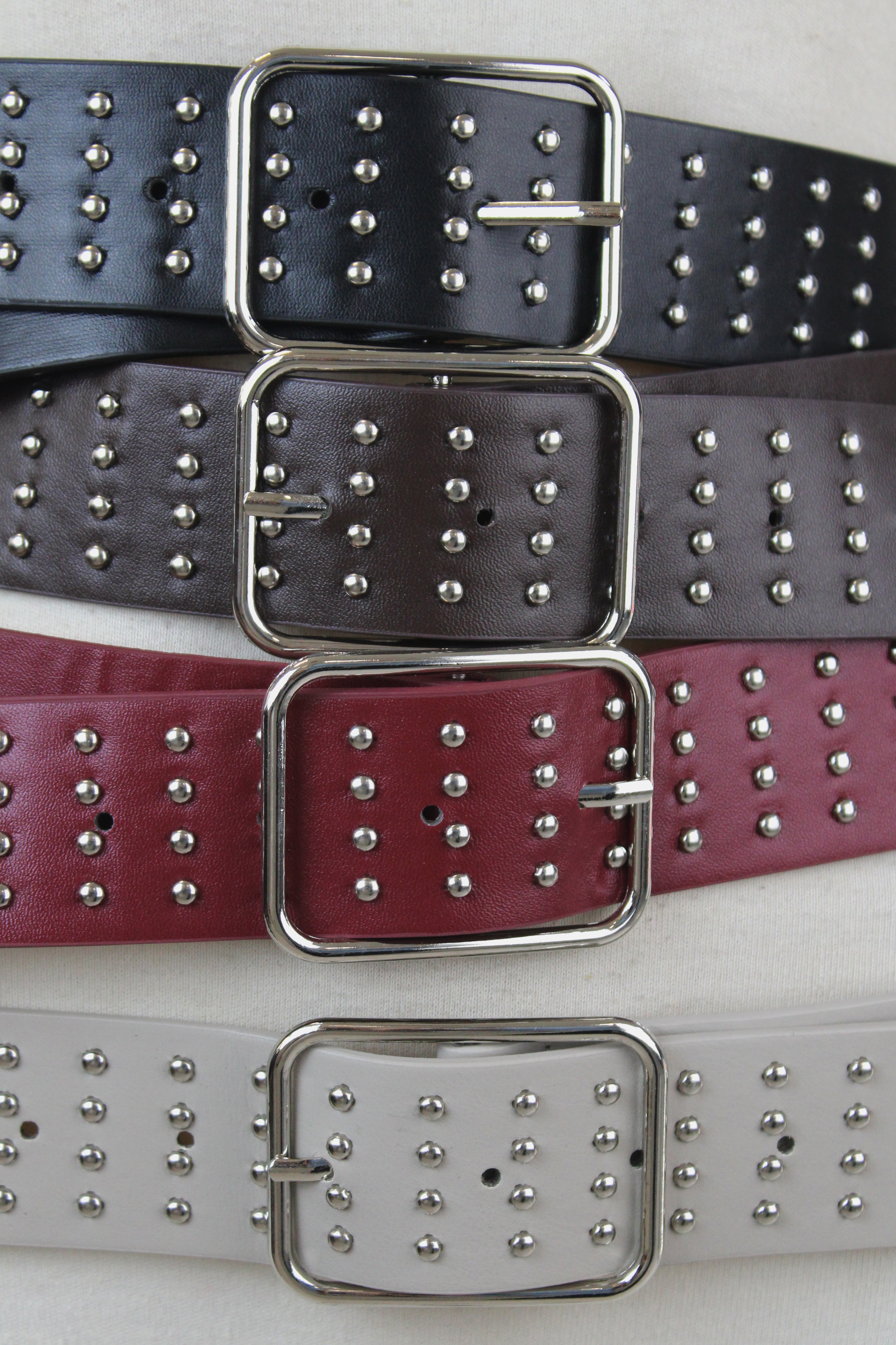 05125 Cinto Chico con Estopelores Hebilla Cuadrada