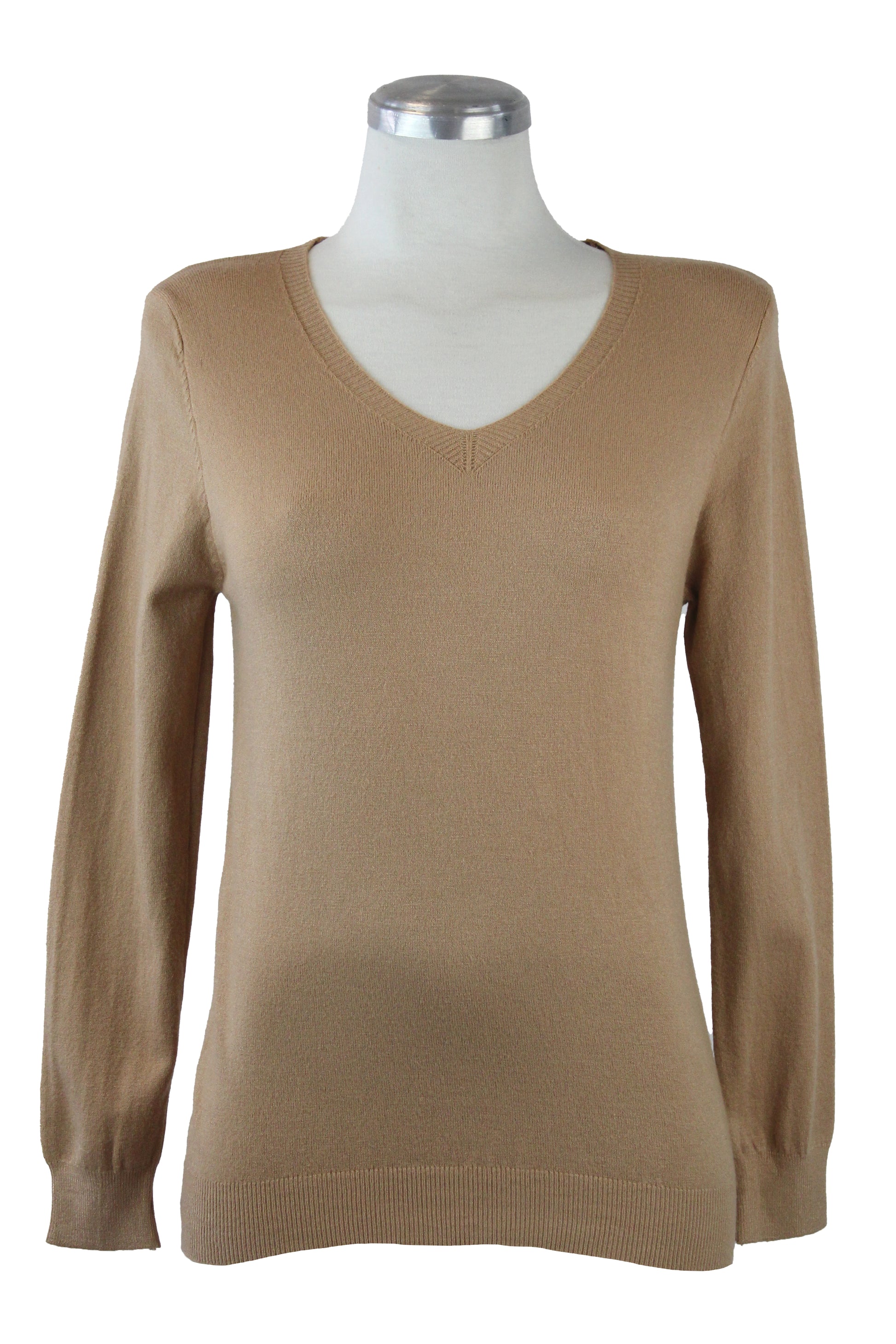23-0032 Suéter Liso Cuello V