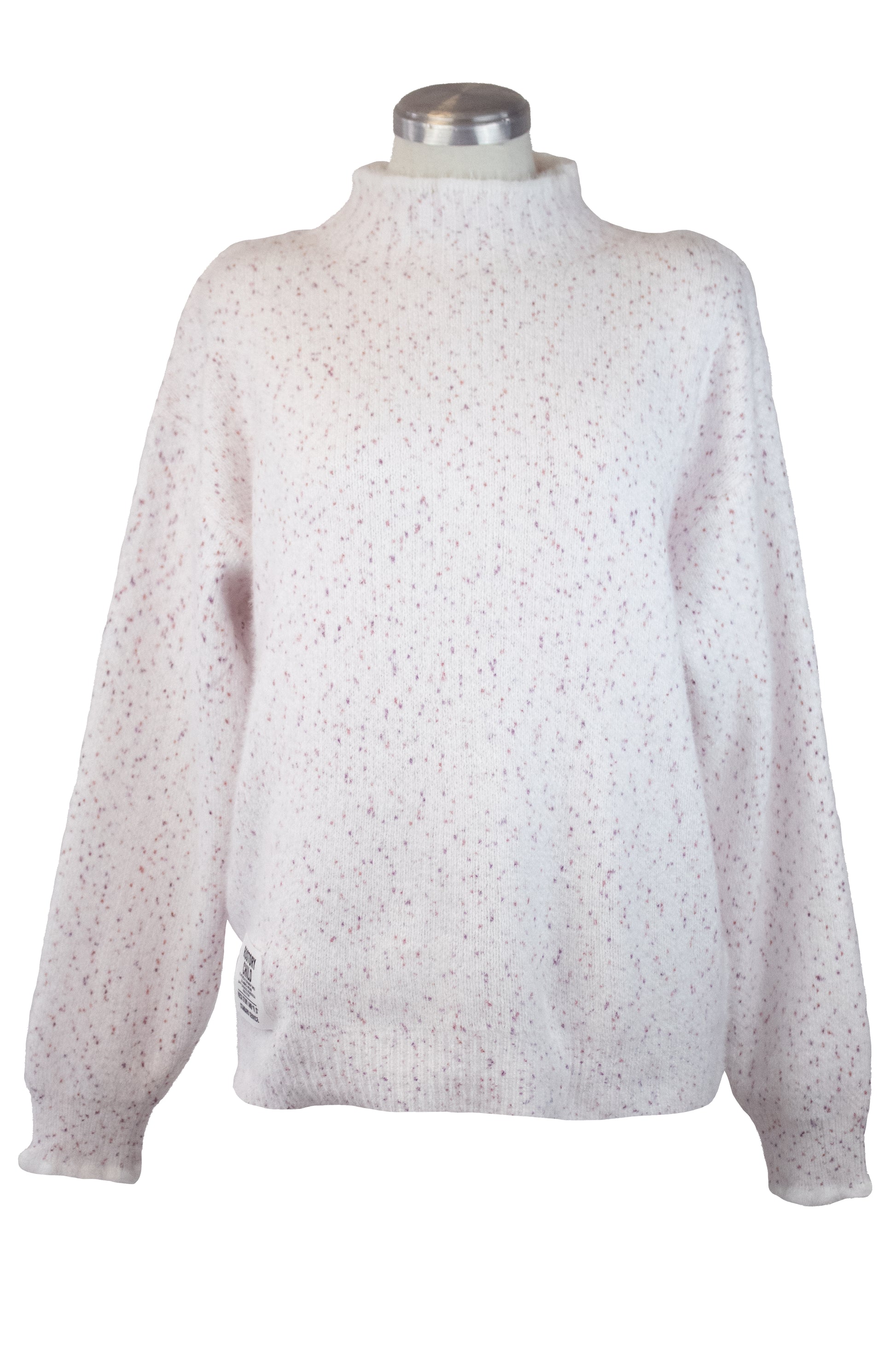 JL34164 Suéter Cuello Afelpado con Puntos