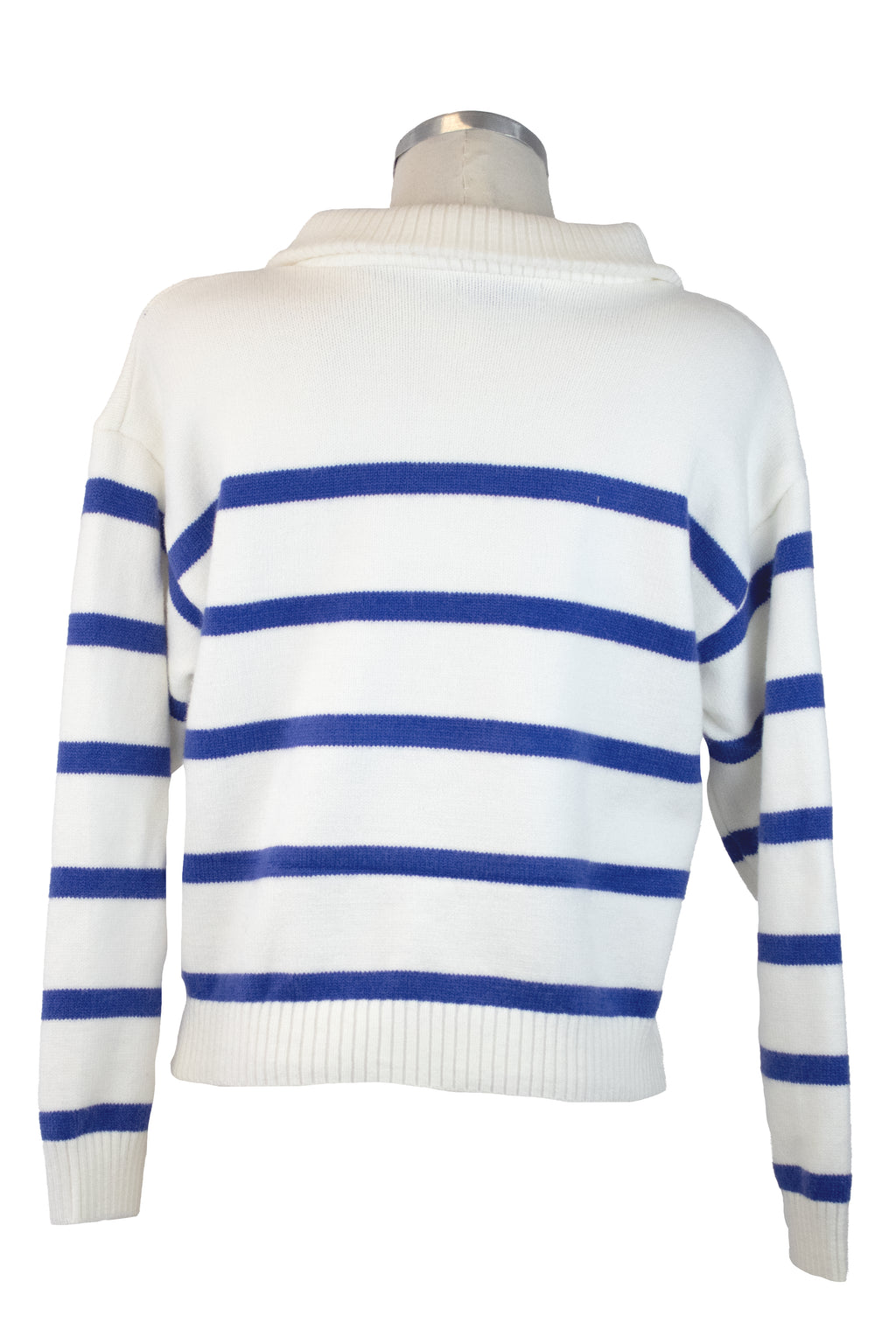ZM-11766 Suéter Cuello de Tortuga Línea Horizontal