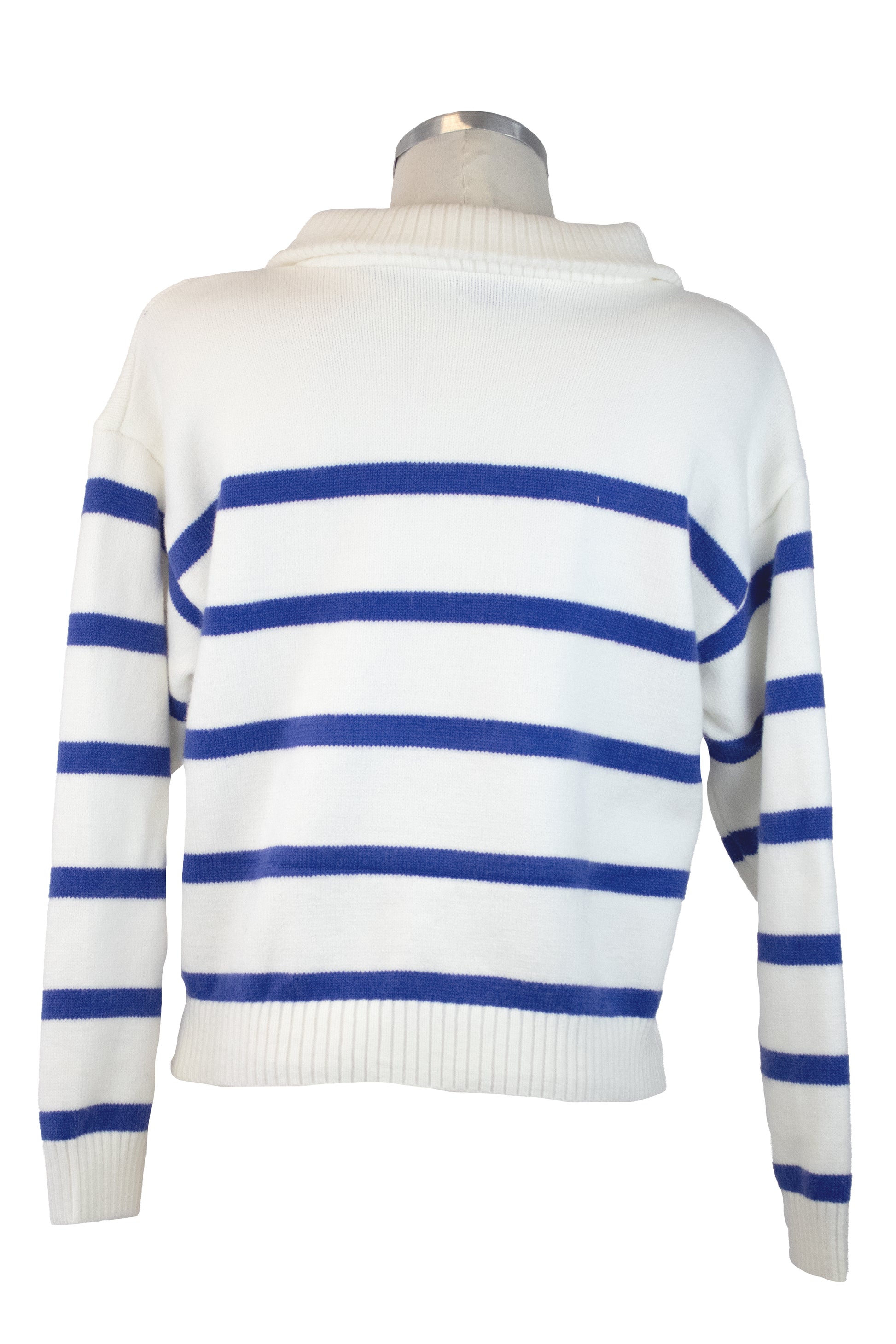 ZM-11766 Suéter Cuello de Tortuga Línea Horizontal