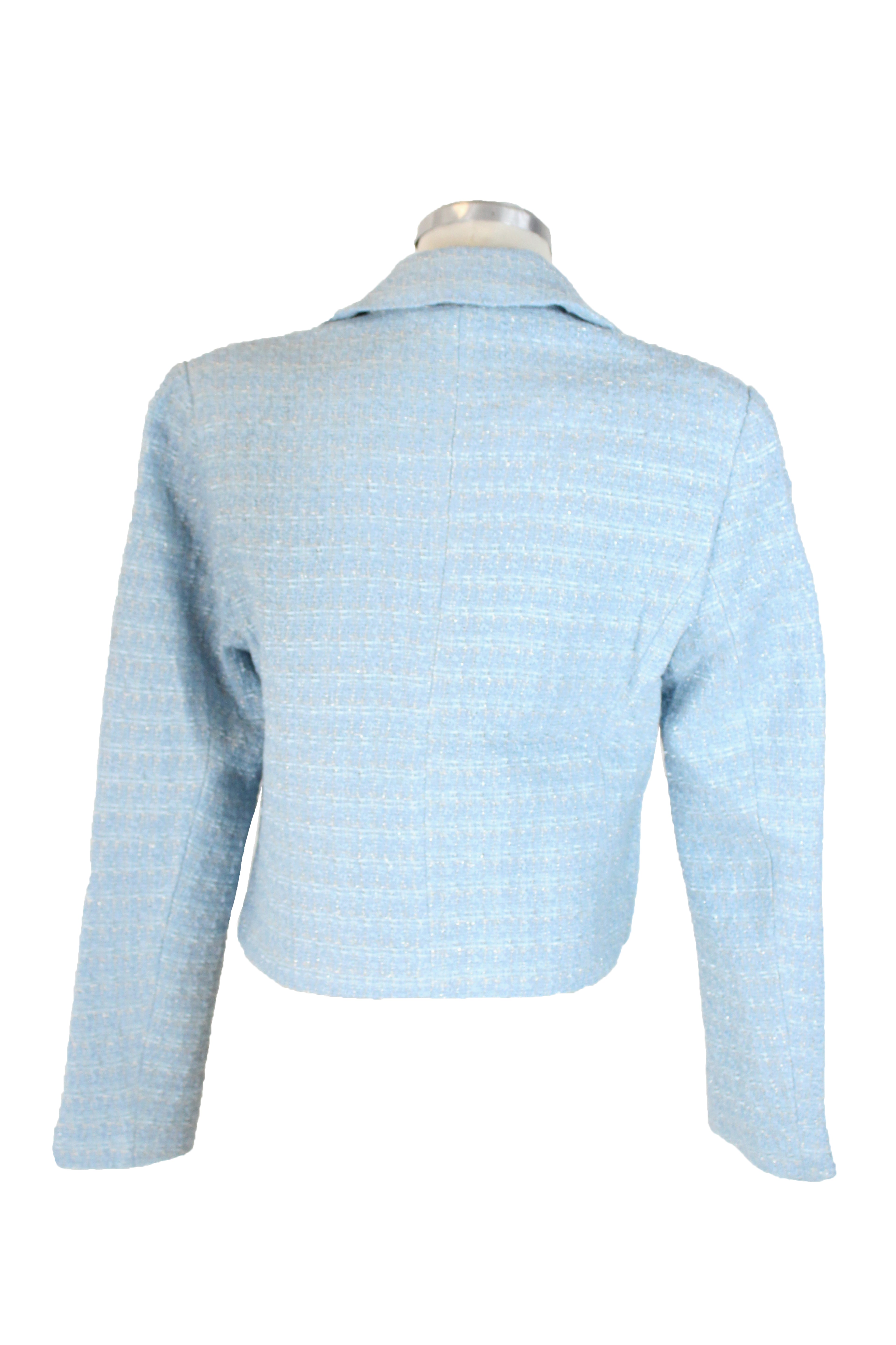 LM7005 Saco Estilo Chanel Botones Dorados