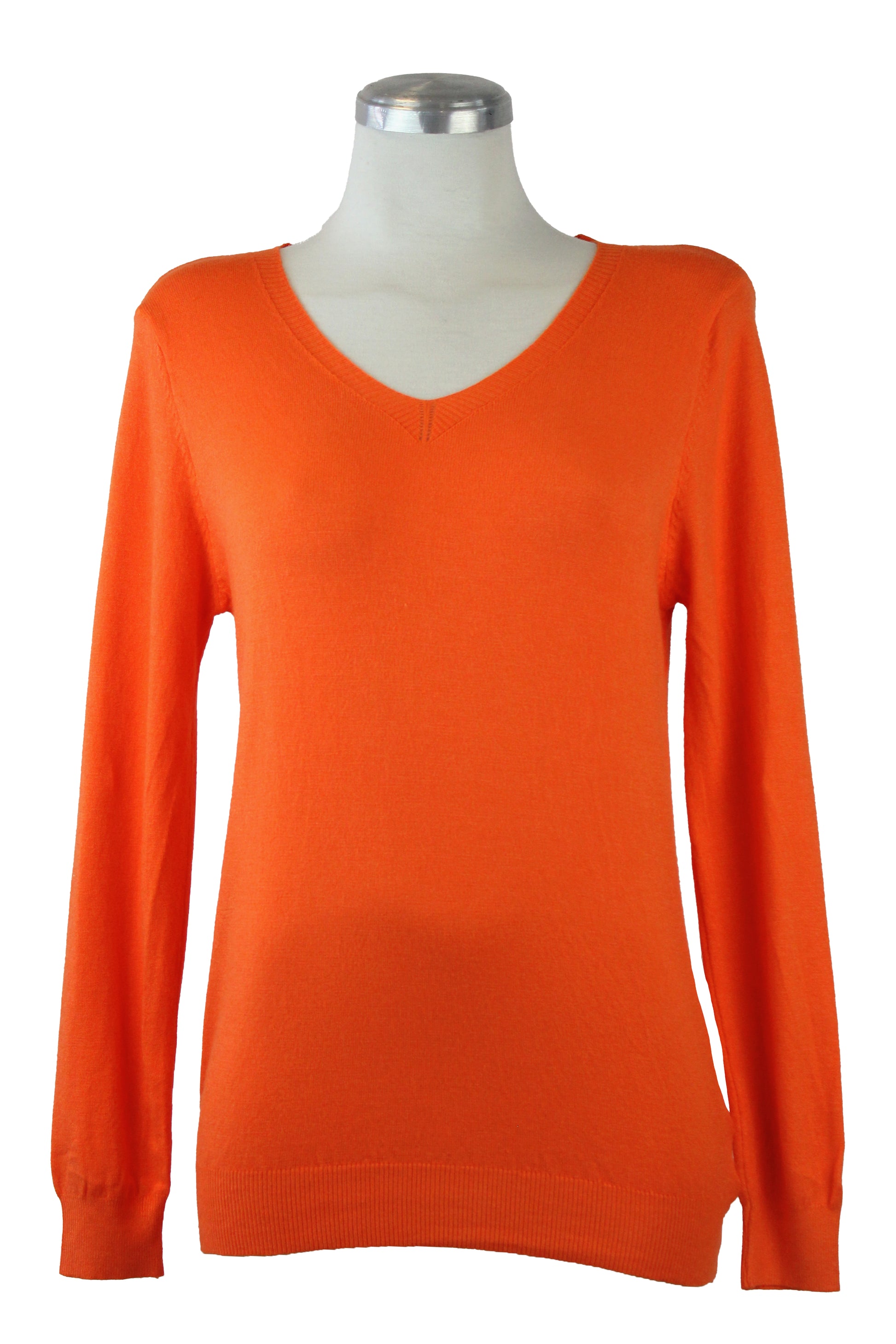23-0032 Suéter Liso Cuello V