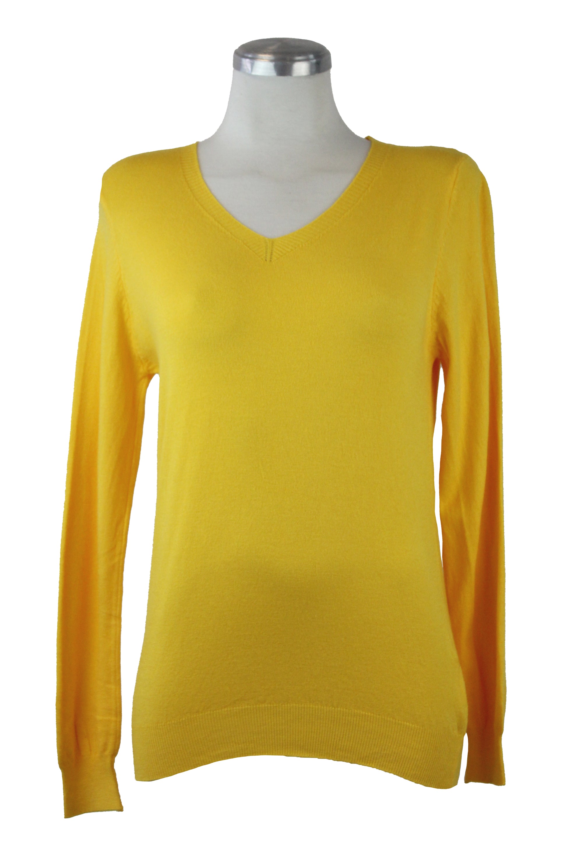 23-0032 Suéter Liso Cuello V