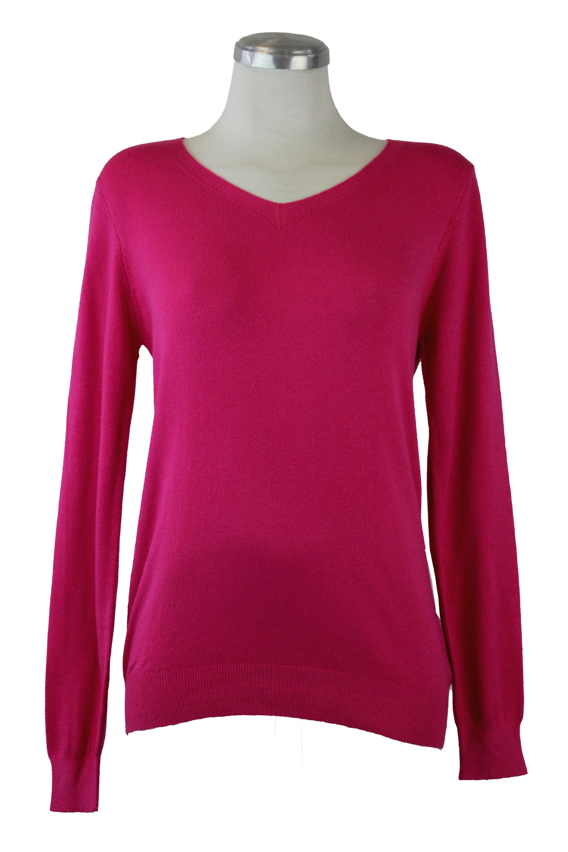 23-0032 Suéter Liso Cuello V