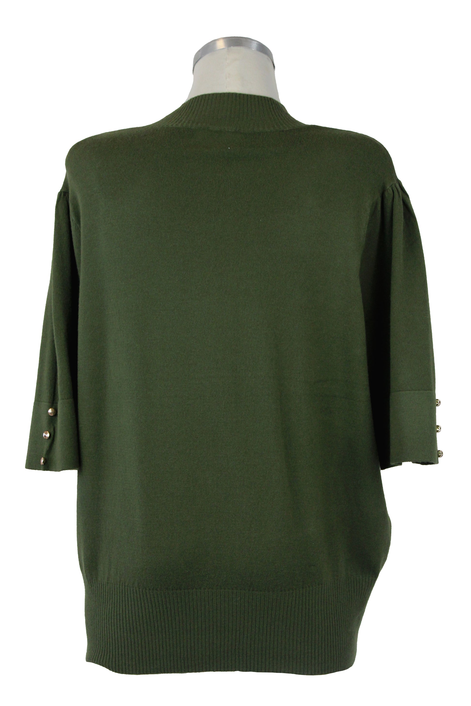 L1610 Suéter Cuello Tortuga Botones en Maga