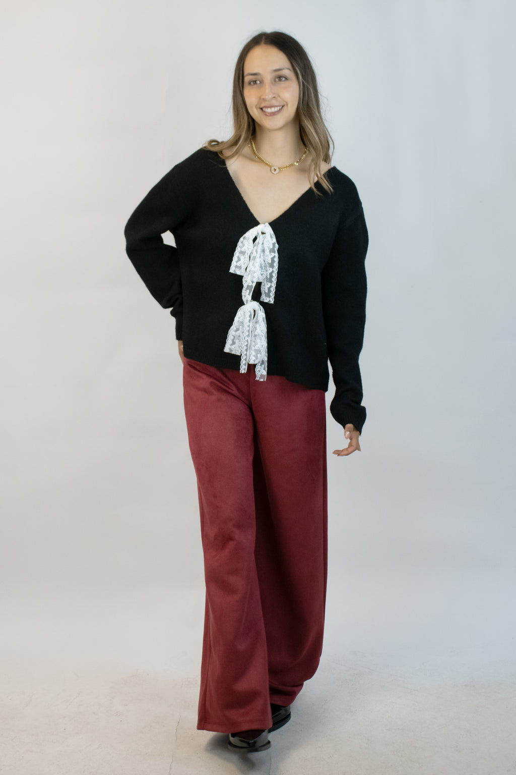 2564 Pantalón Gamuza Elástico