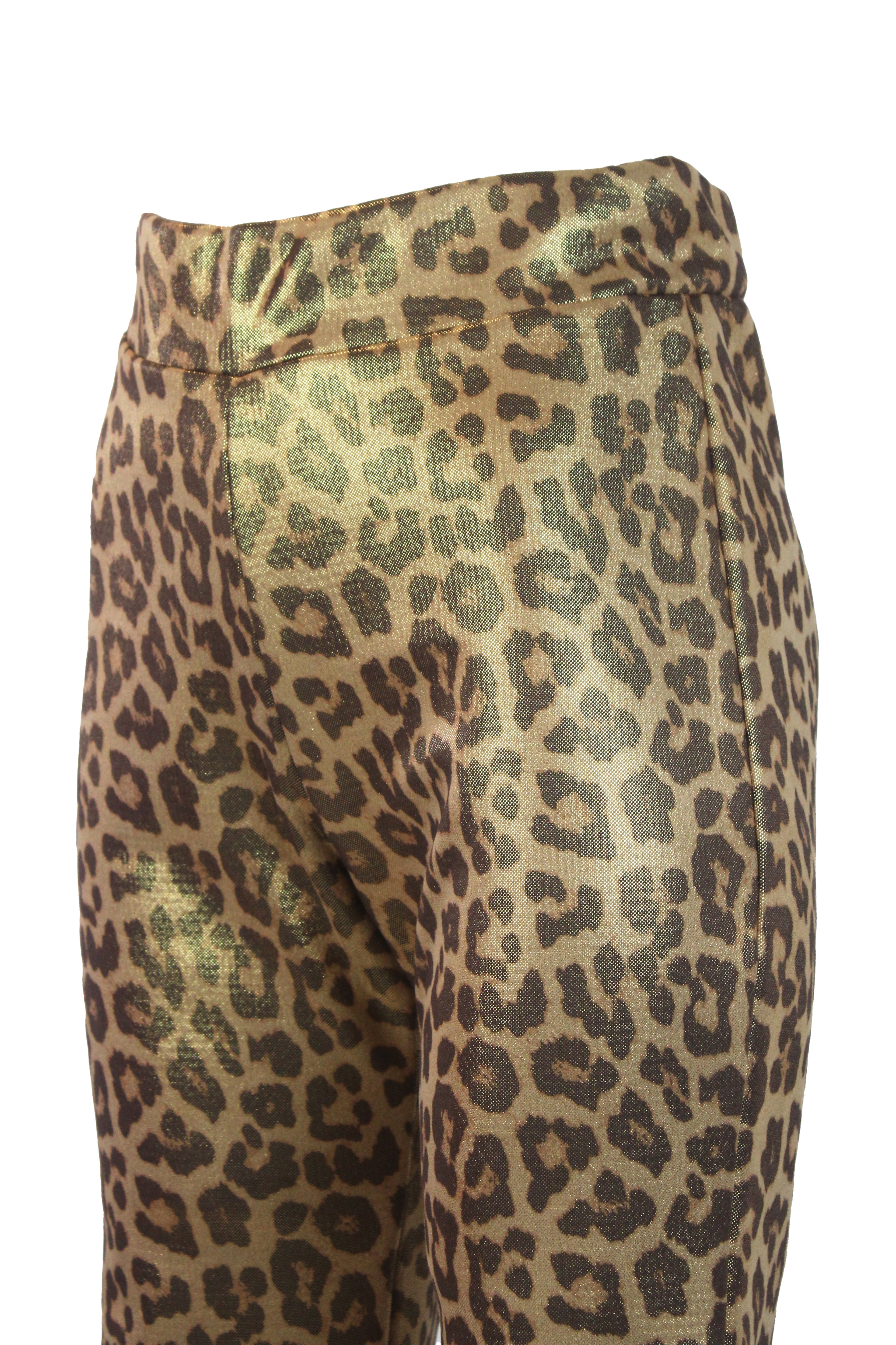 MR1K9H4E Pantalón Brilloso Corte Recto