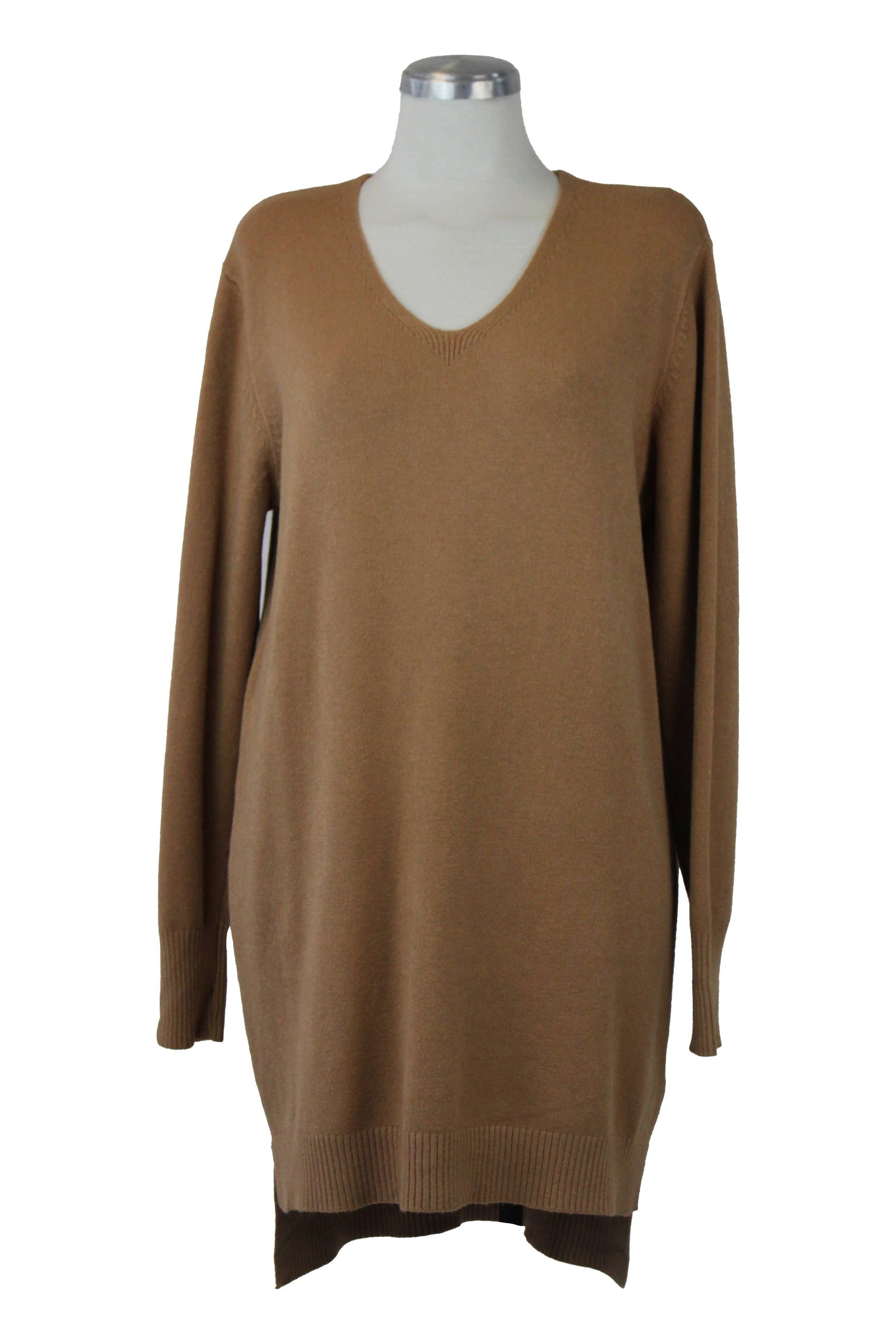 L1567 Vestido Tipo Suéter Cuello V