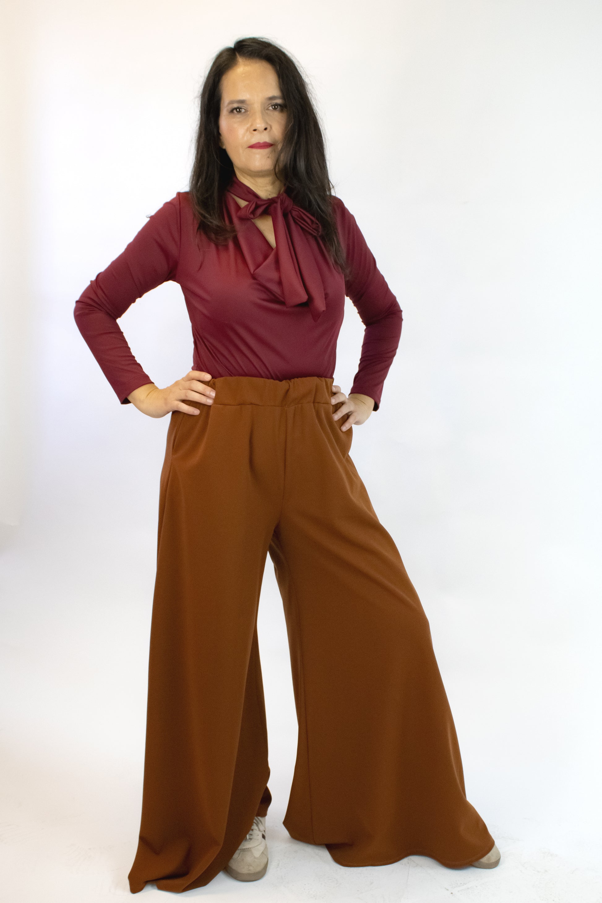 3632TCLJ Pantalón Pierna Ancha con Elástico