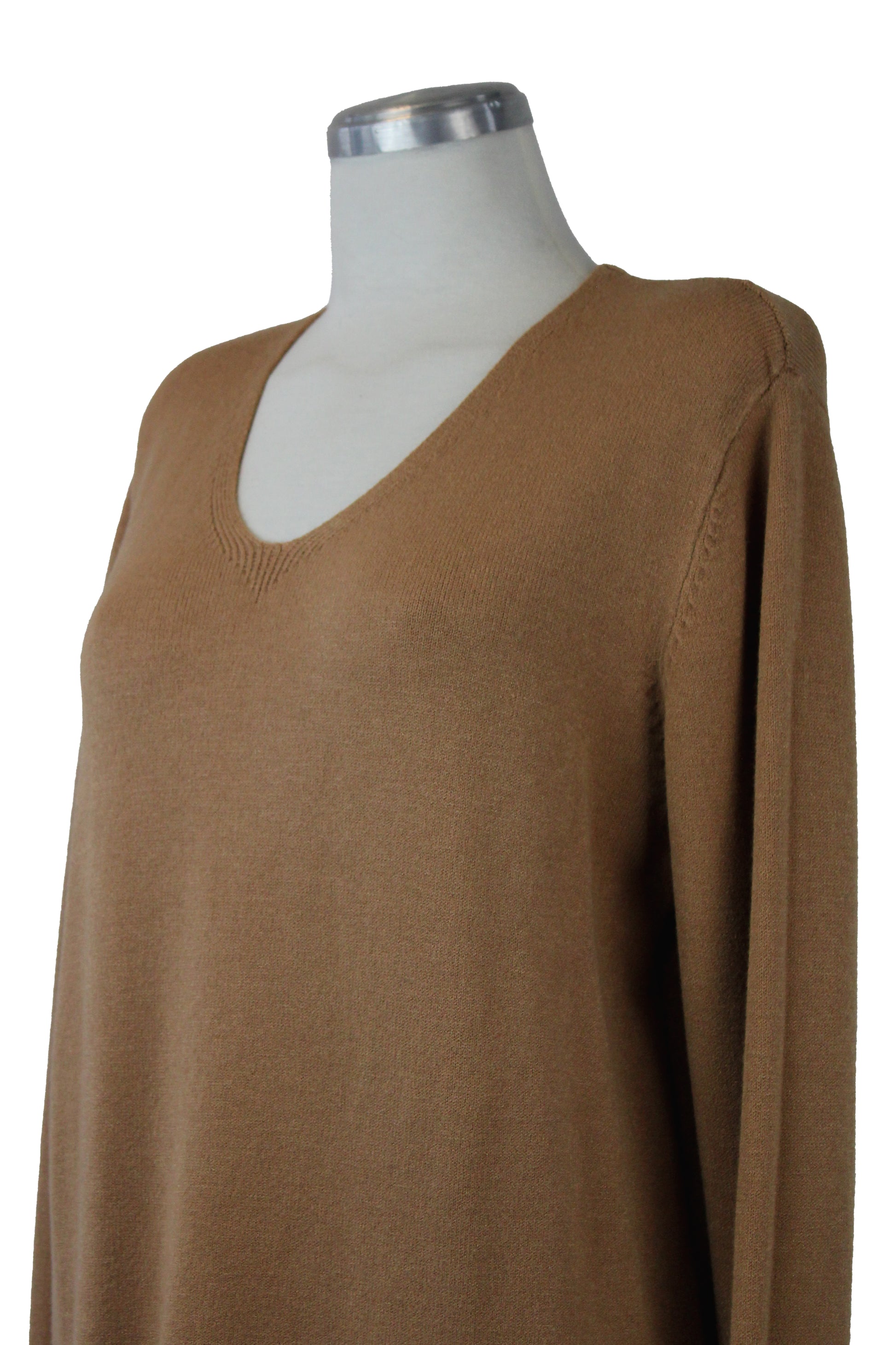 L1567 Vestido Tipo Suéter Cuello V