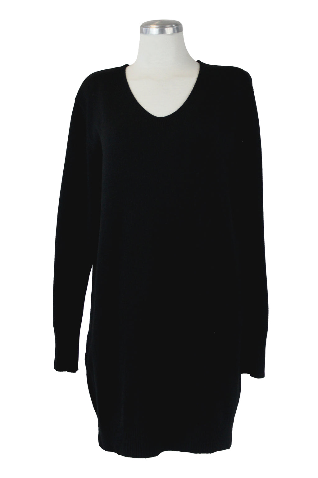 L1567 Vestido Tipo Suéter Cuello V
