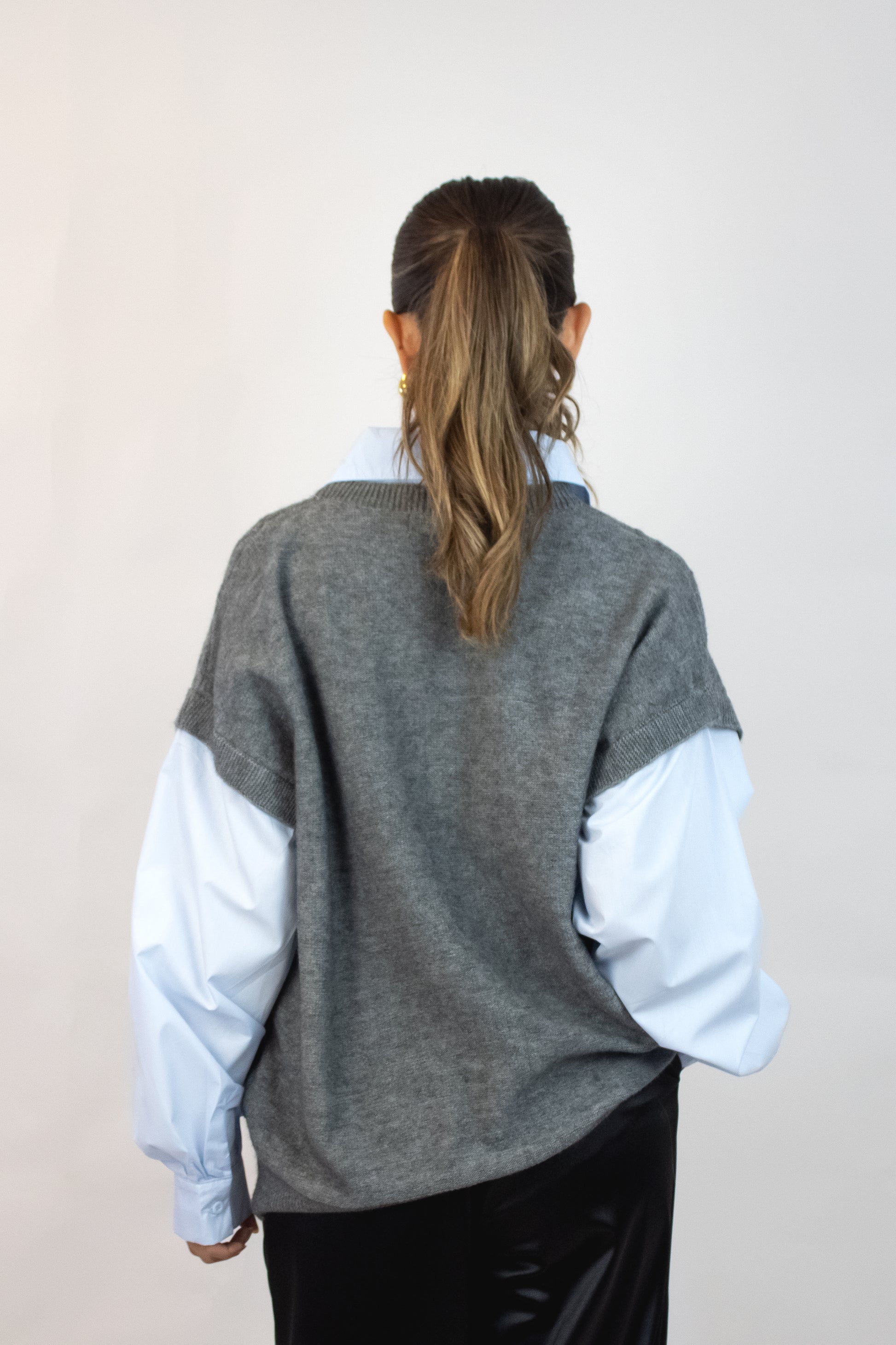 21323 Camisa Con Chaleco Afelpado