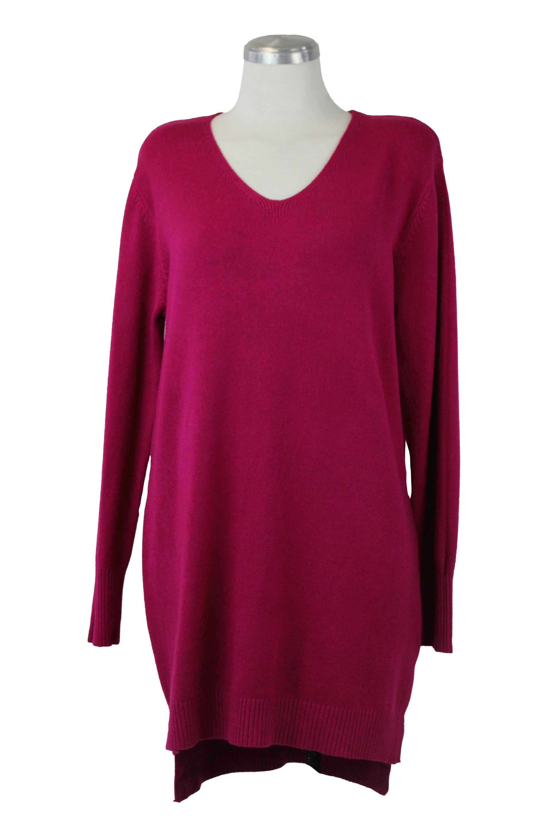 L1567 Vestido Tipo Suéter Cuello V