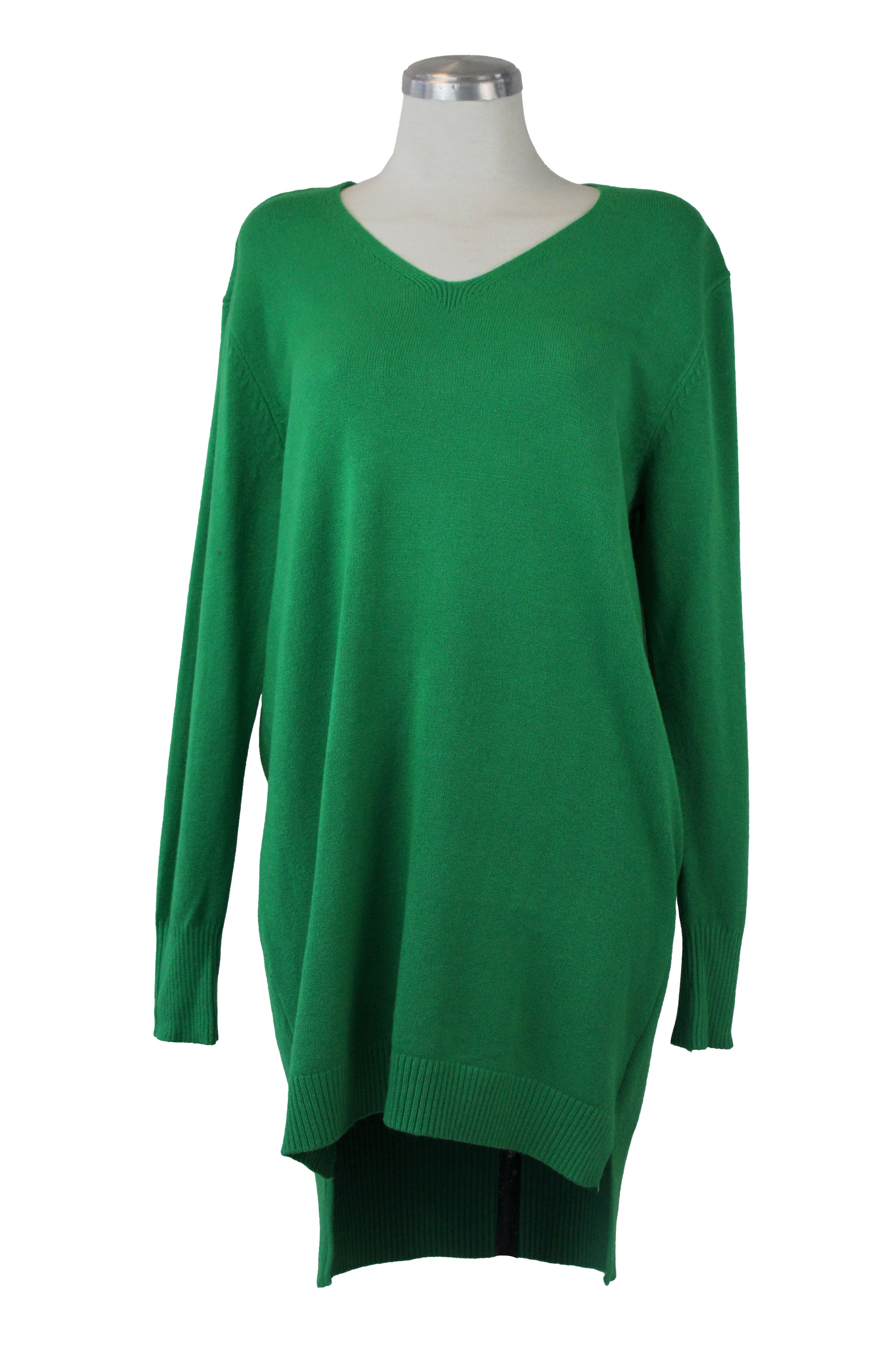 L1567 Vestido Tipo Suéter Cuello V