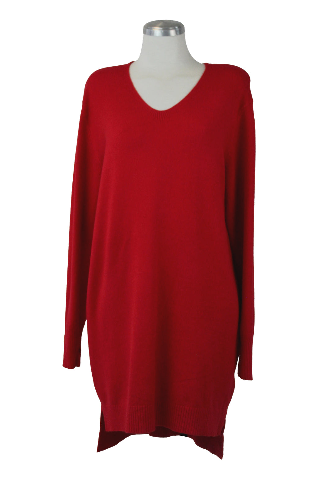L1567 Vestido Tipo Suéter Cuello V