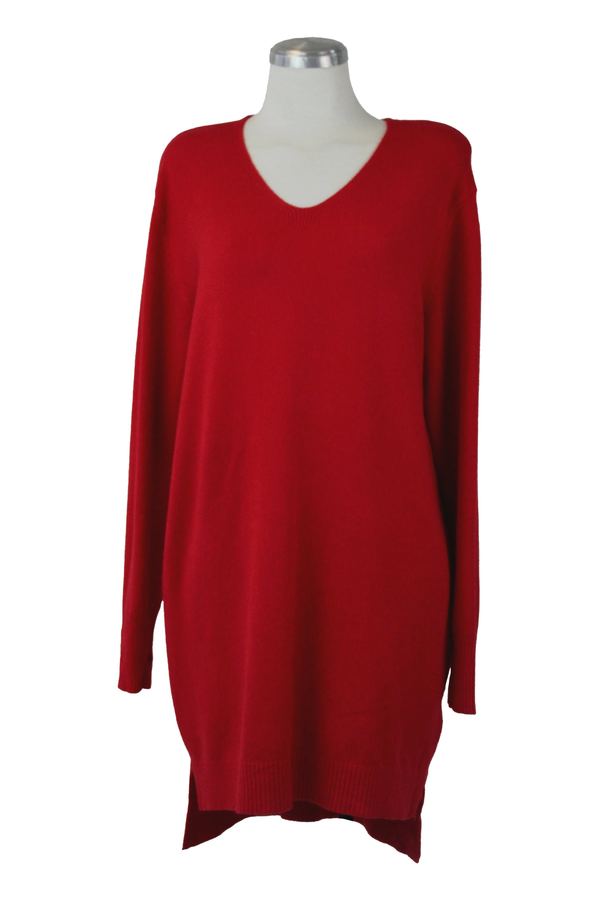 L1567 Vestido Tipo Suéter Cuello V