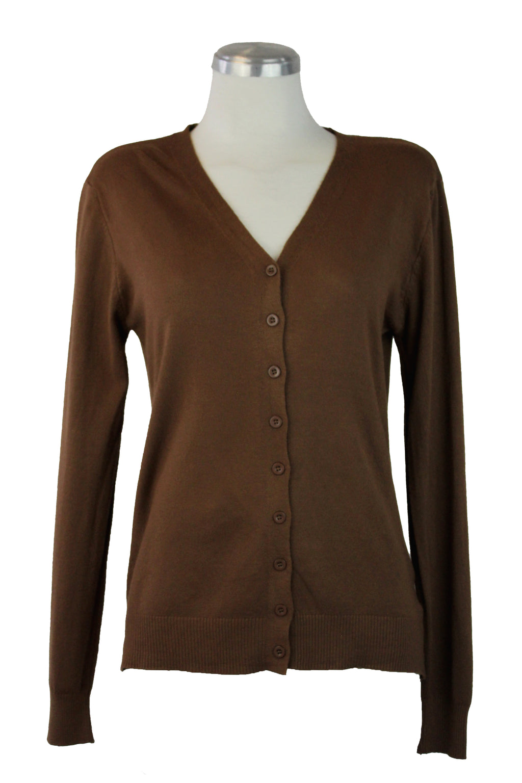 23-9156 Suéter Tipo Cárdigan Cuello V Con Botones