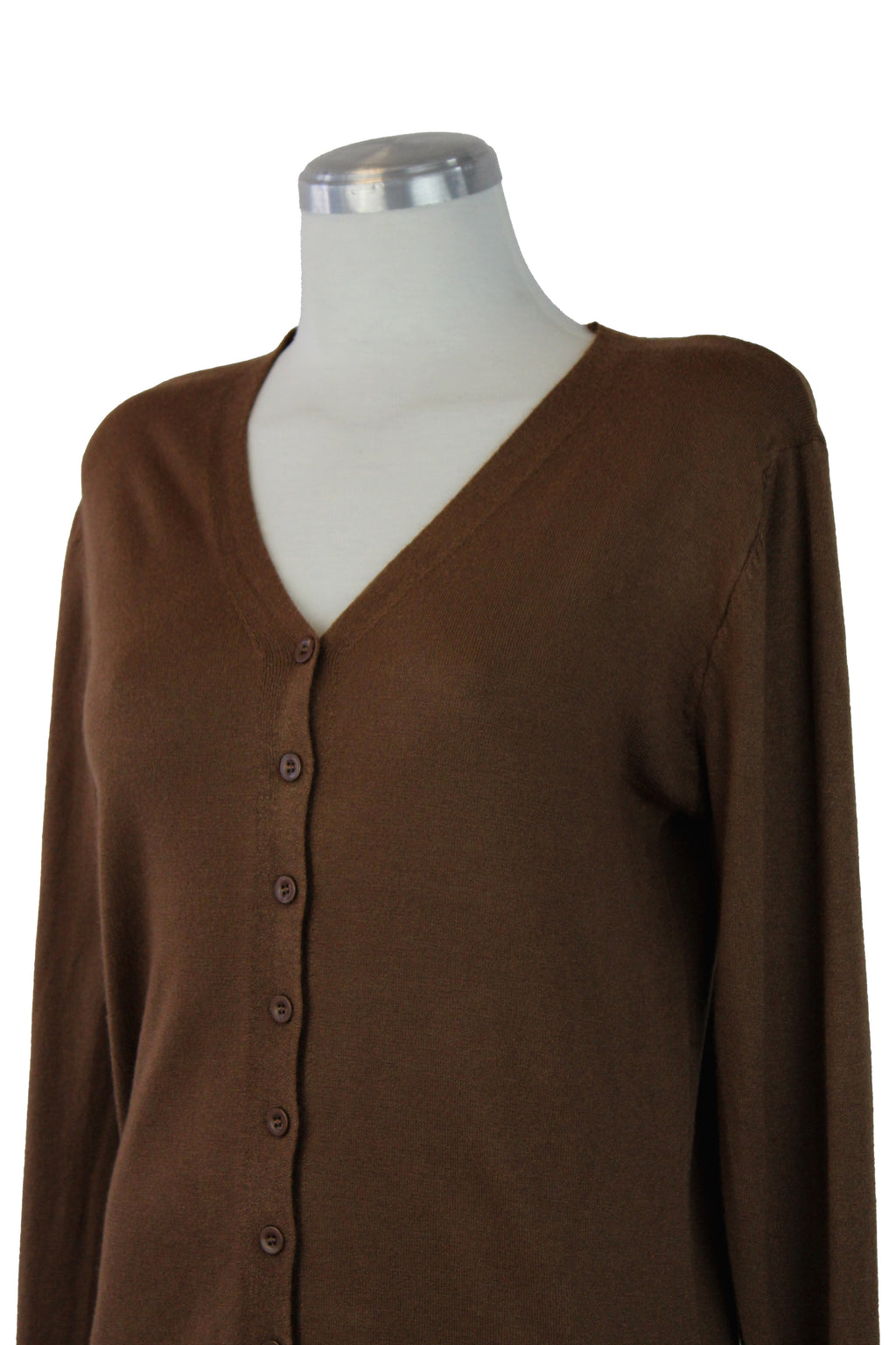 23-9156 Suéter Tipo Cárdigan Cuello V Con Botones