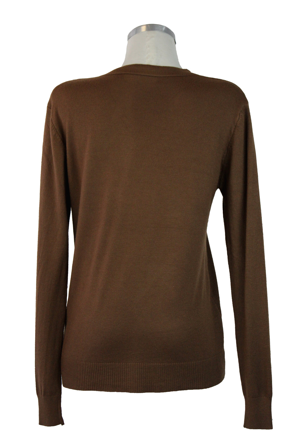 23-9156 Suéter Tipo Cárdigan Cuello V Con Botones