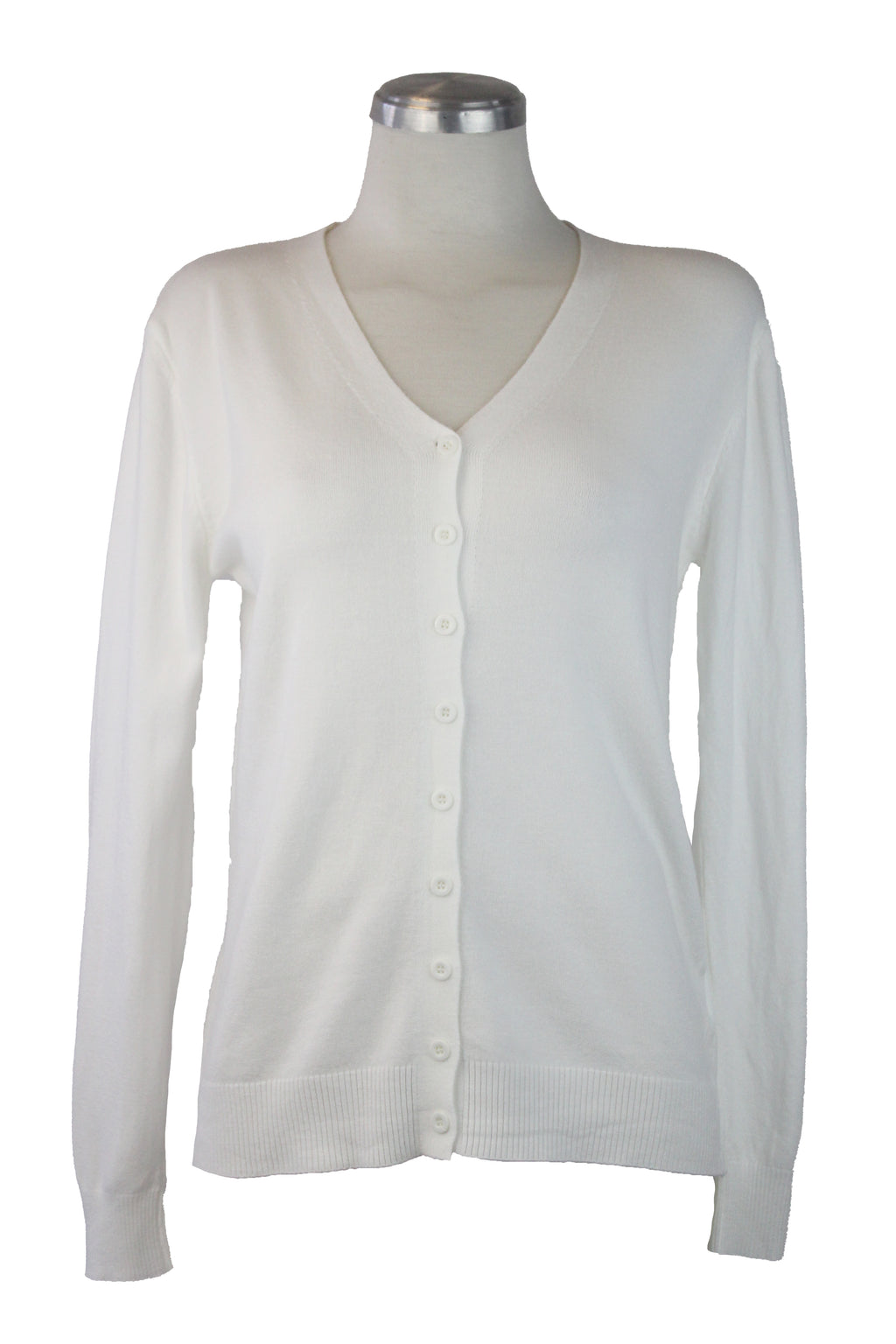 23-9156 Suéter Tipo Cárdigan Cuello V Con Botones