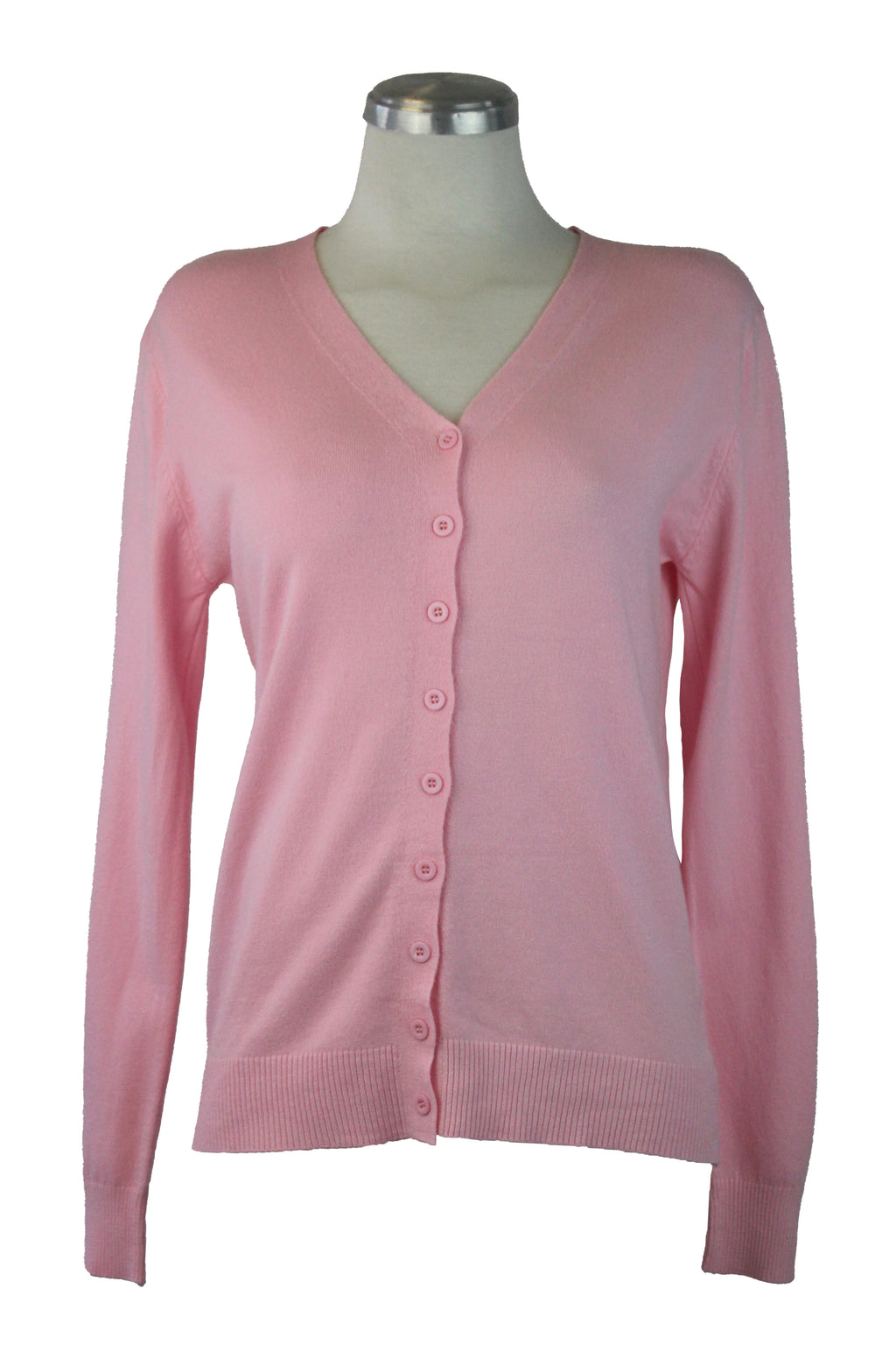 23-9156 Suéter Tipo Cárdigan Cuello V Con Botones