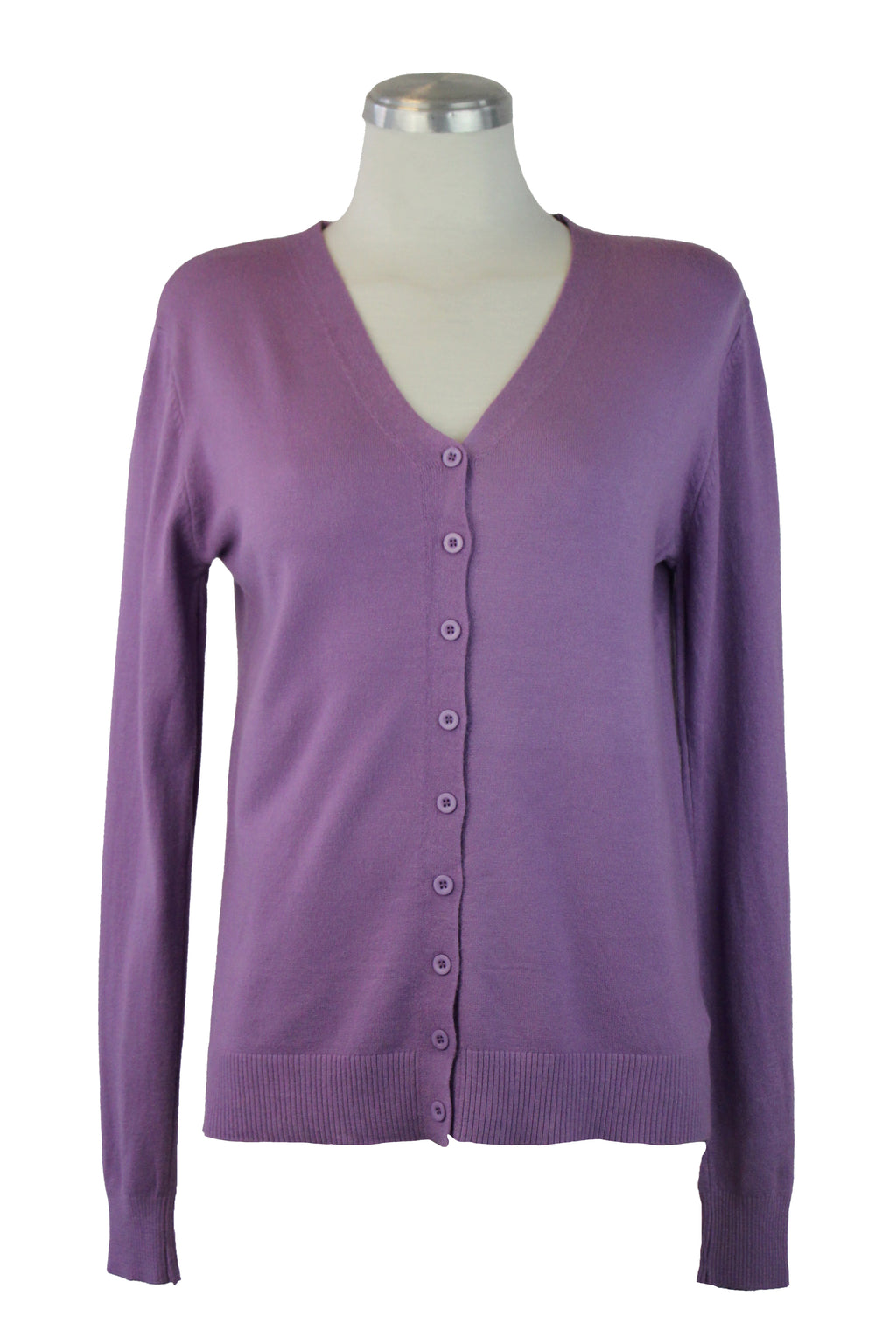 23-9156 Suéter Tipo Cárdigan Cuello V Con Botones