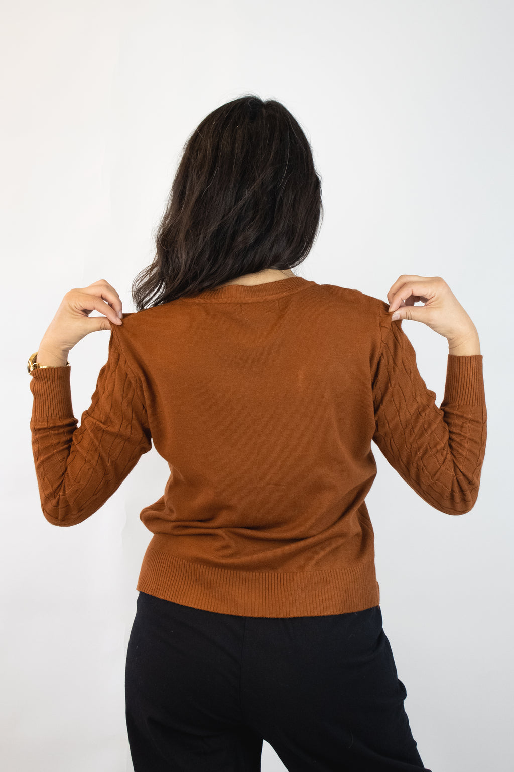 MZ-24135 Suéter con Diseño y Botones