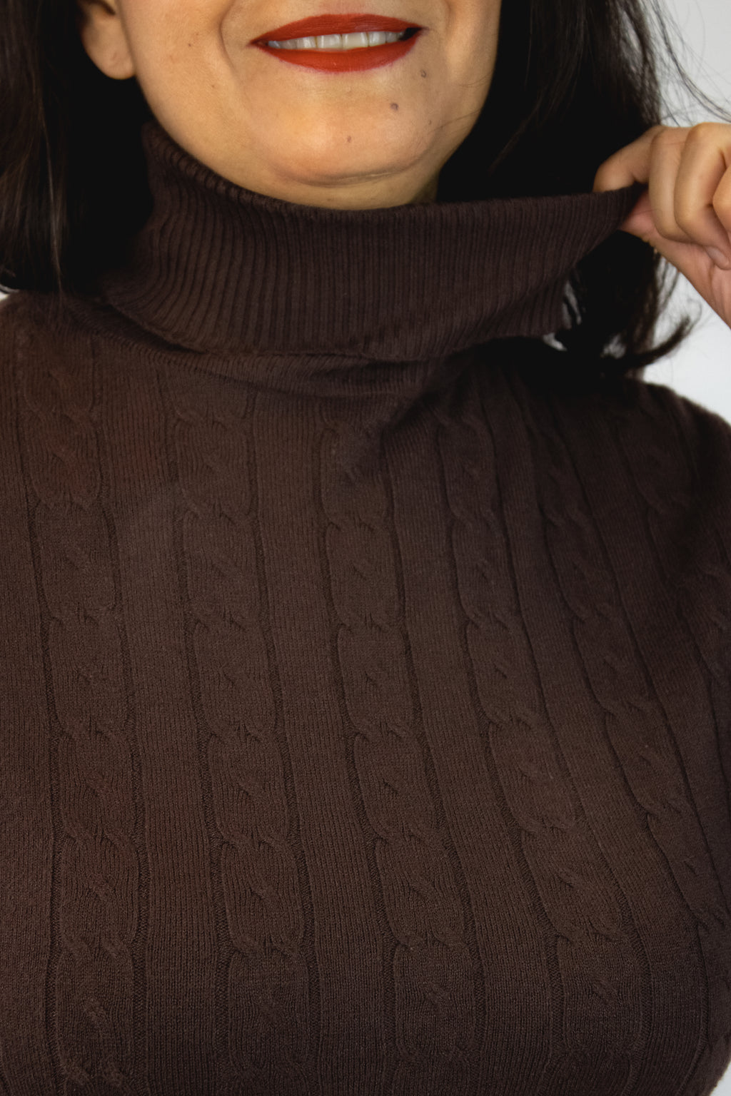 MZ-24129 Suéter Cuello de Tortuga